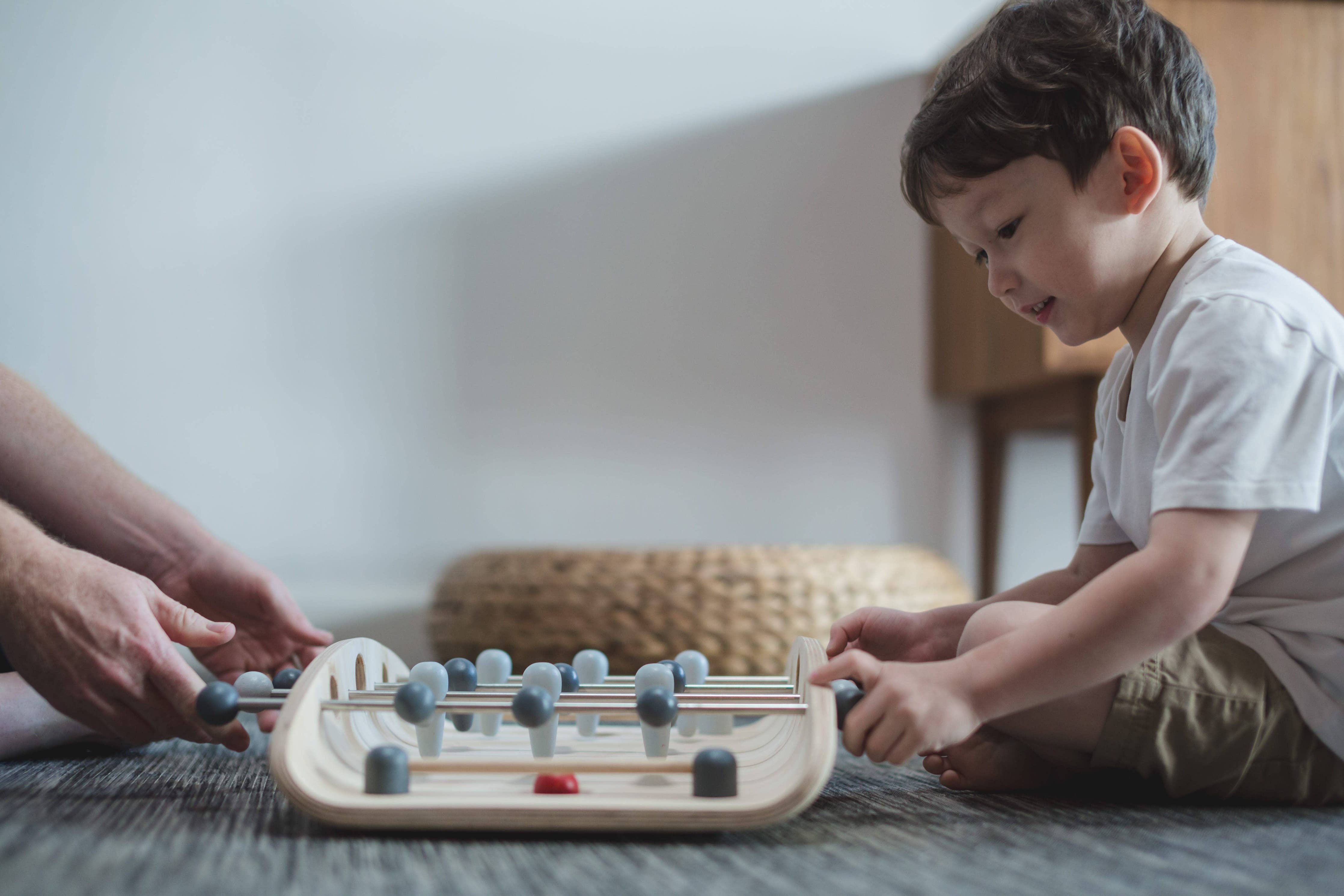 PlanToys - Classic Wooden Kids Soccer Game