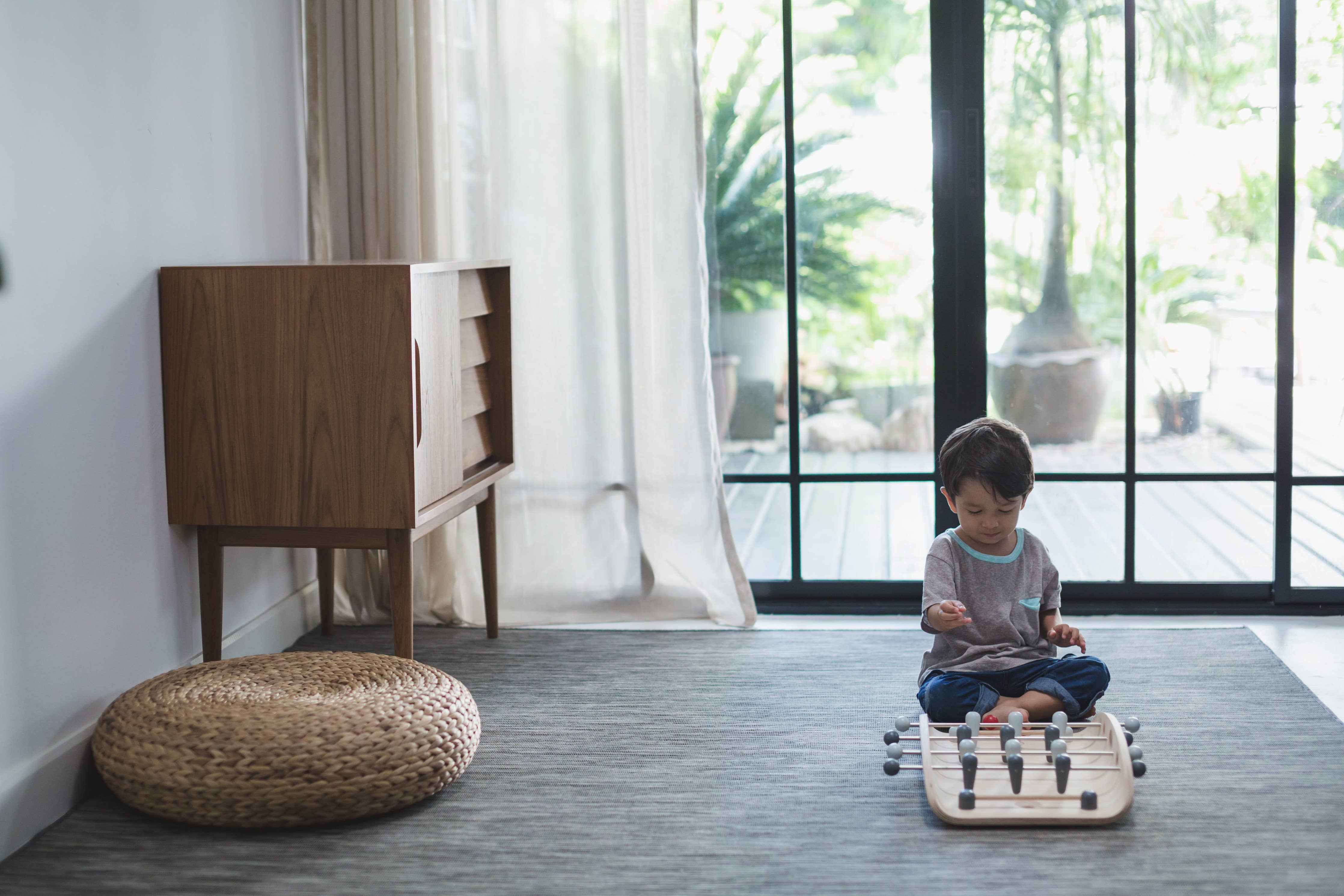PlanToys - Classic Wooden Kids Soccer Game