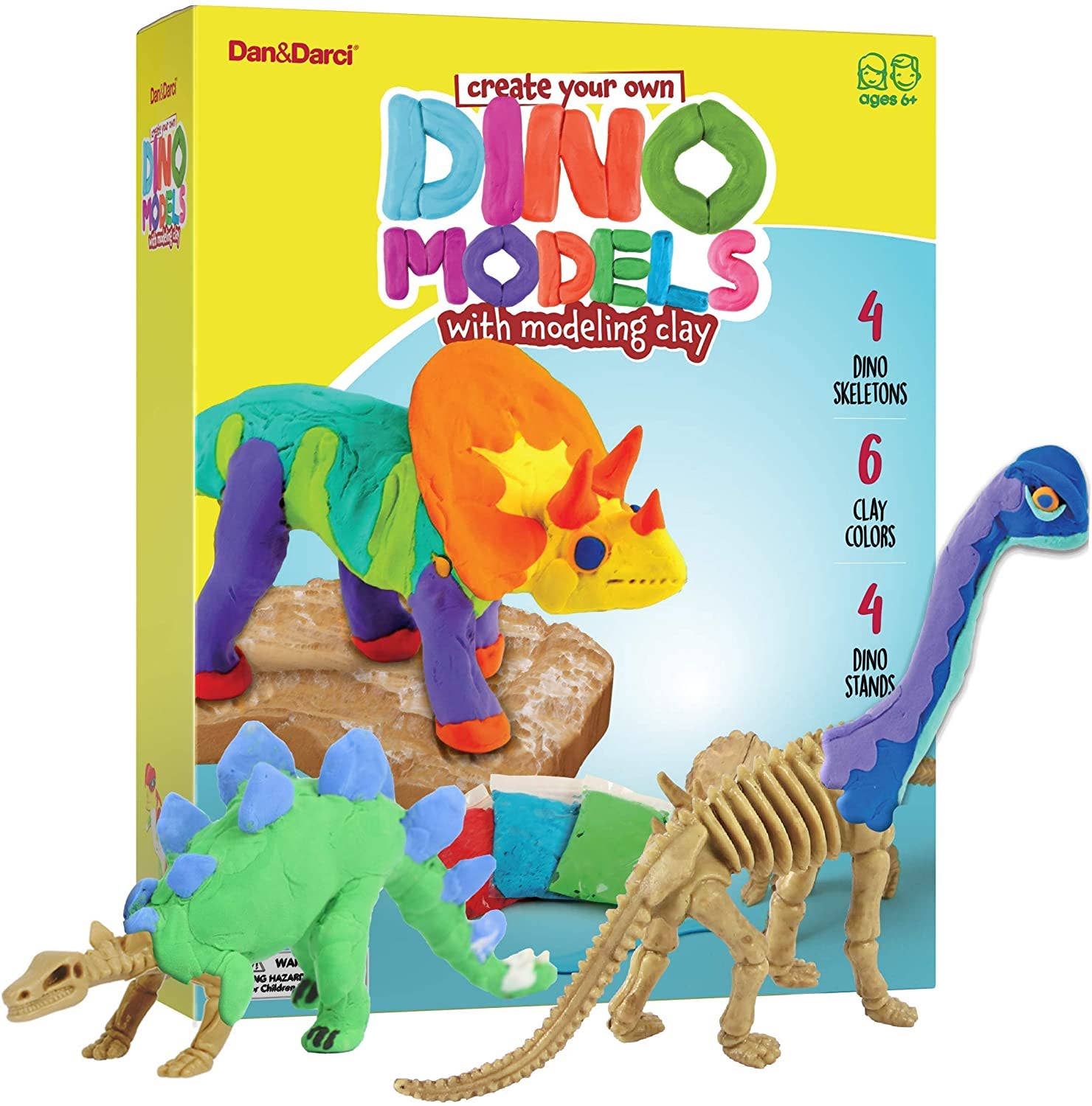 Dan&Darci - Dino Clay Models with Modeling Clay