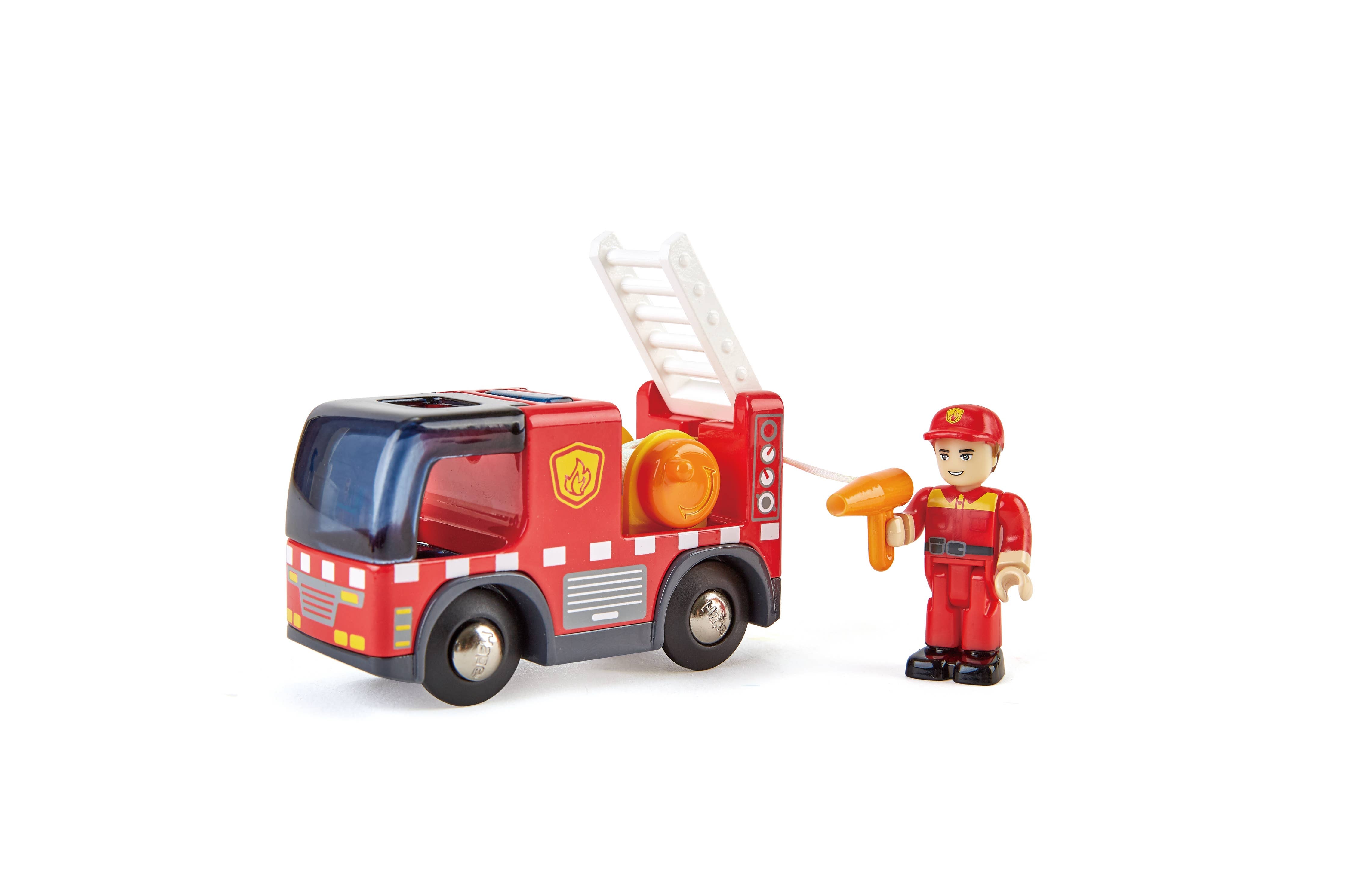 Hape Toys - Fire Truck with Siren