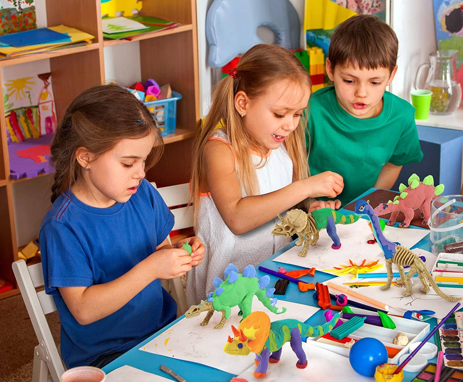 Dan&Darci - Dino Clay Models with Modeling Clay