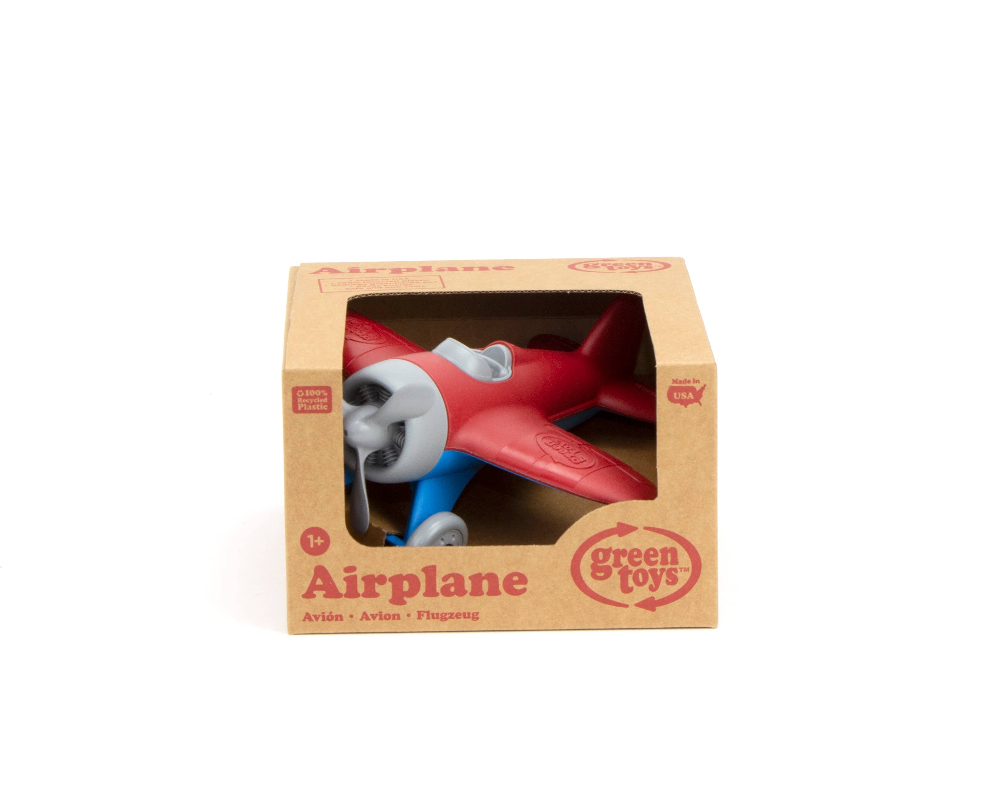Green Toys - Airplane - Red Wings