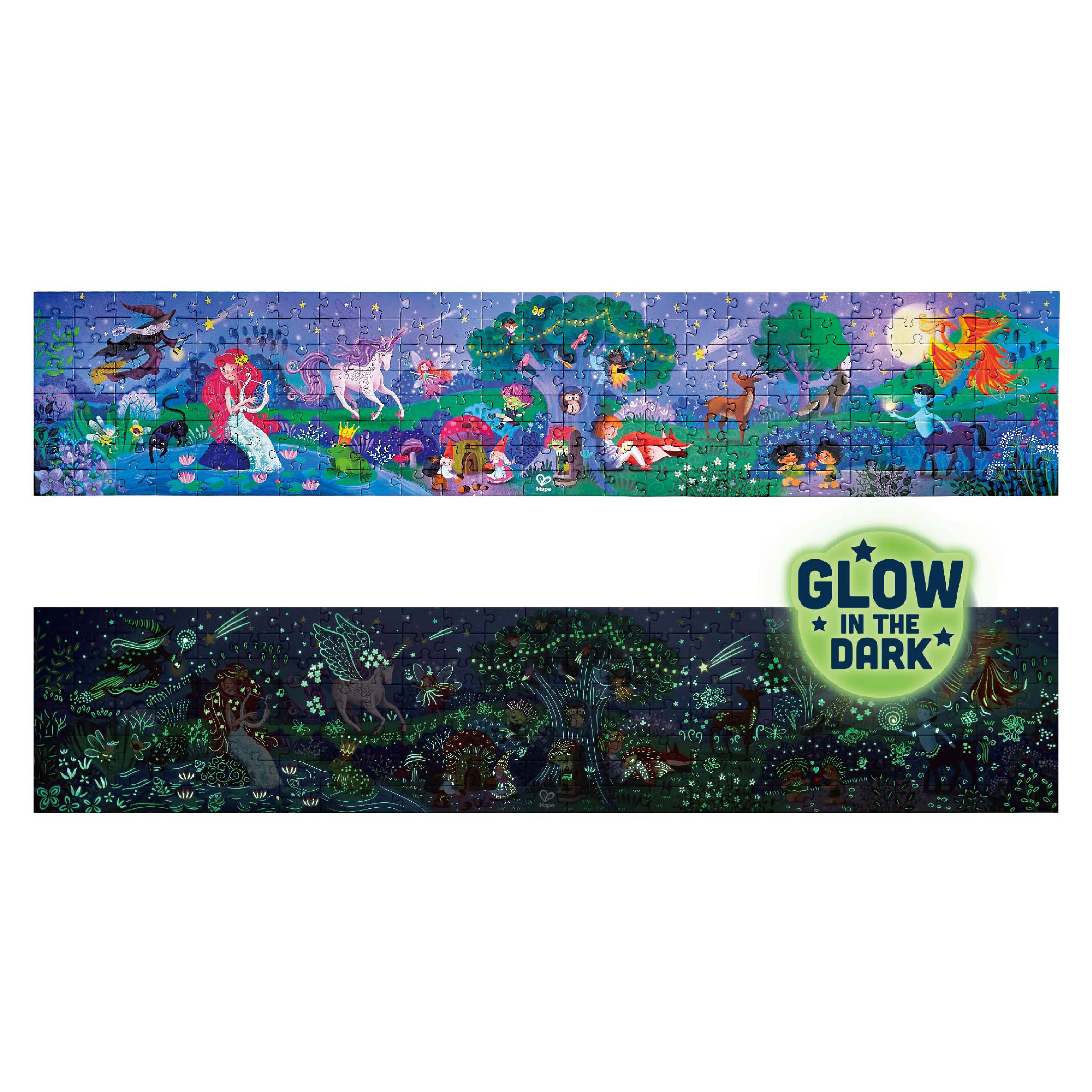 Hape Toys - Magic Forest Puzzle - Glow in the Dark!