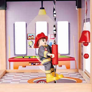 Hape Toys - Hape Fire Station Wooden Playset with Lights & Sounds for 3+