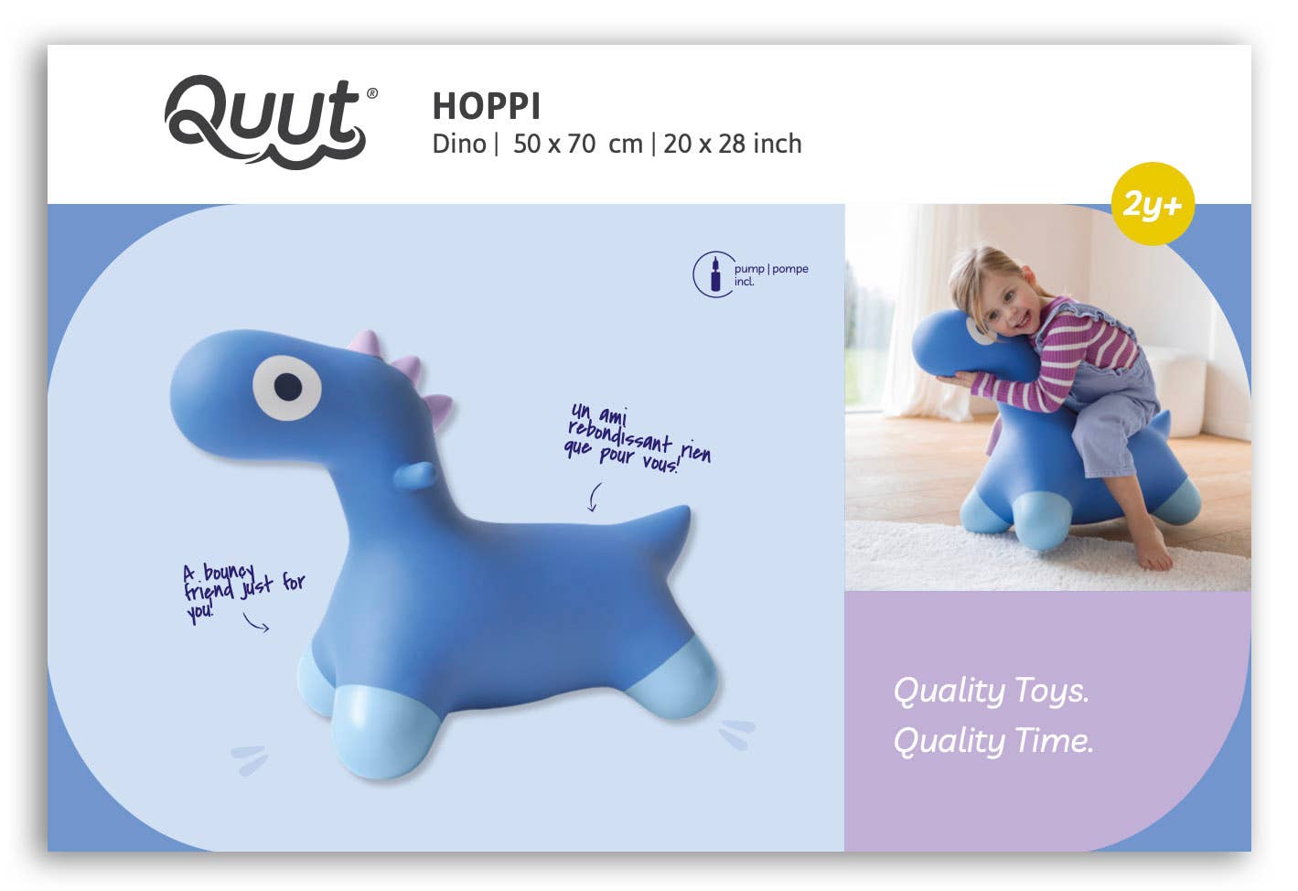 Quut Toys - Hoppi A Bouncy Friend Just For You!