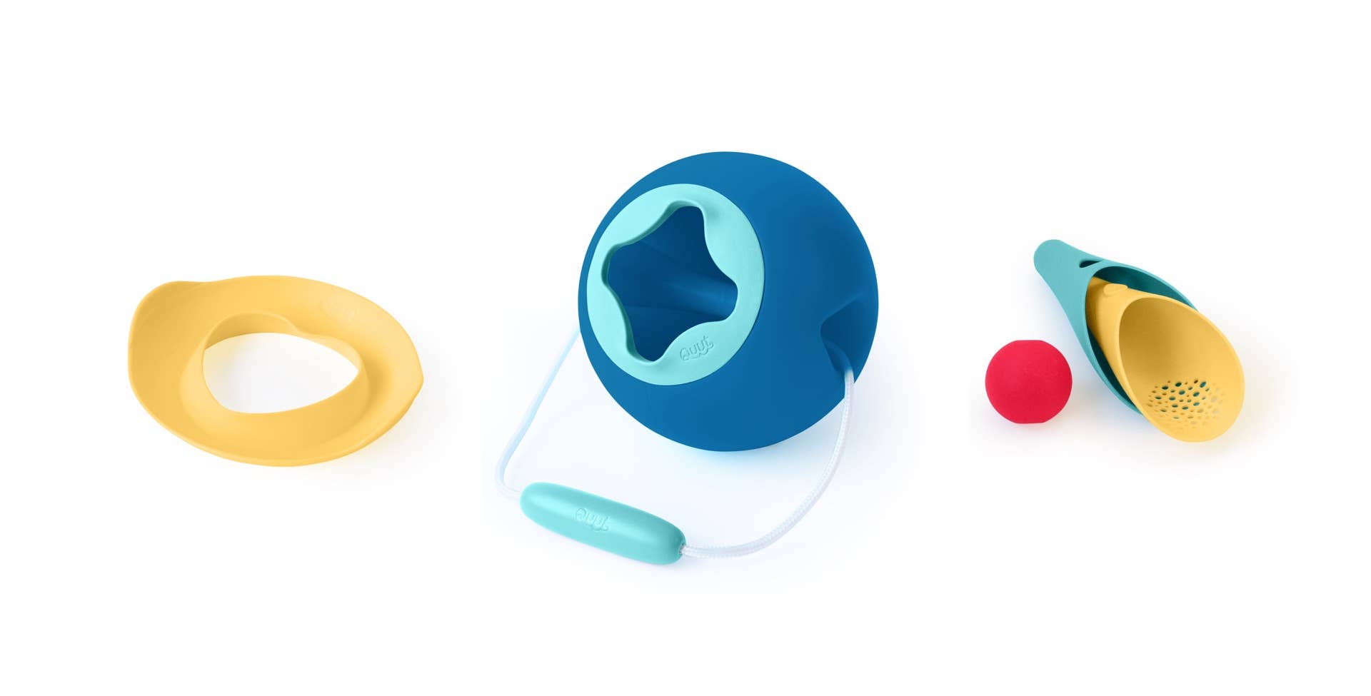 Quut Toys - Beach Set - Mini Ballo, Cuppi and Magic Sand Shape