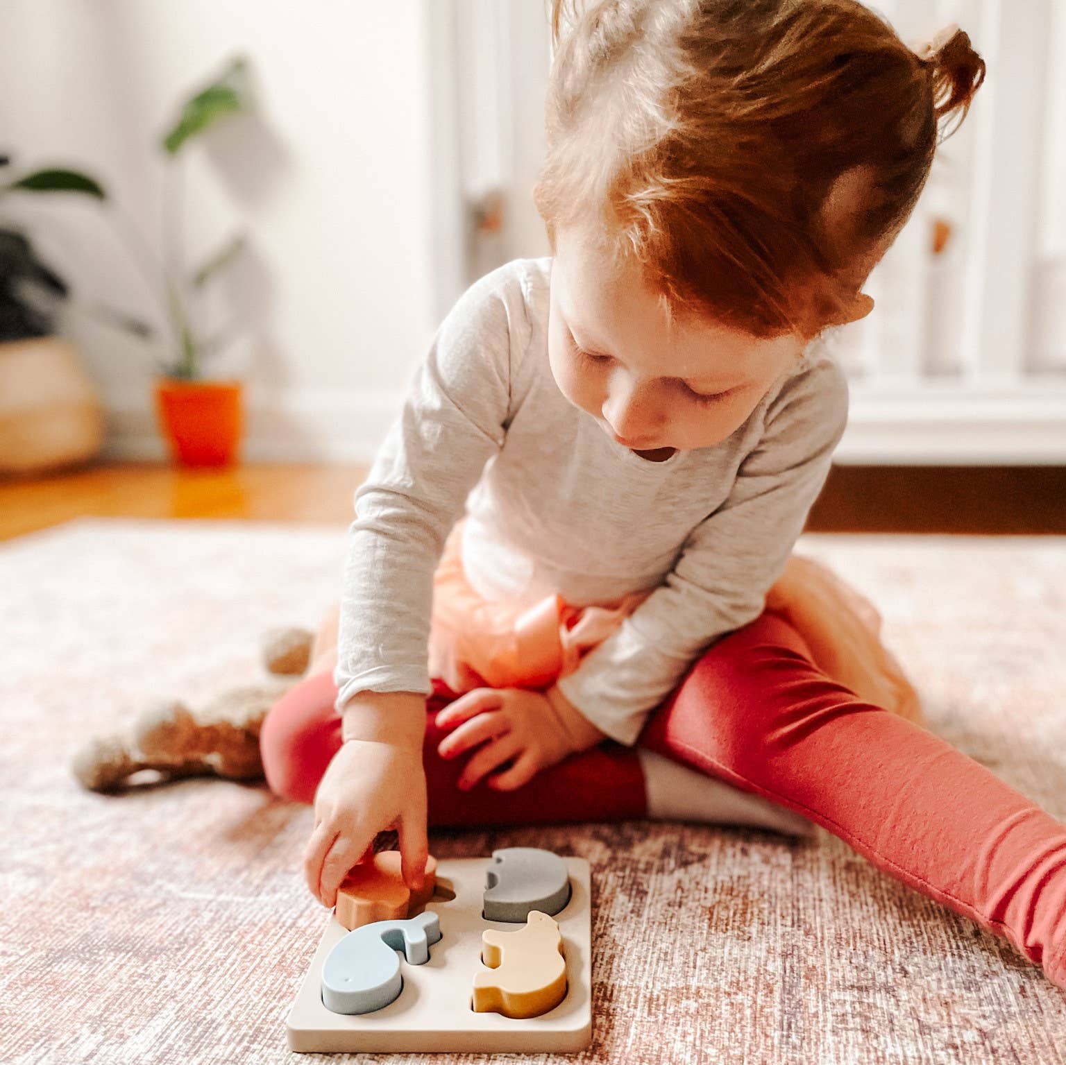 Ali+Oli - Baby Soft Silicone Mini-Animal Puzzle
