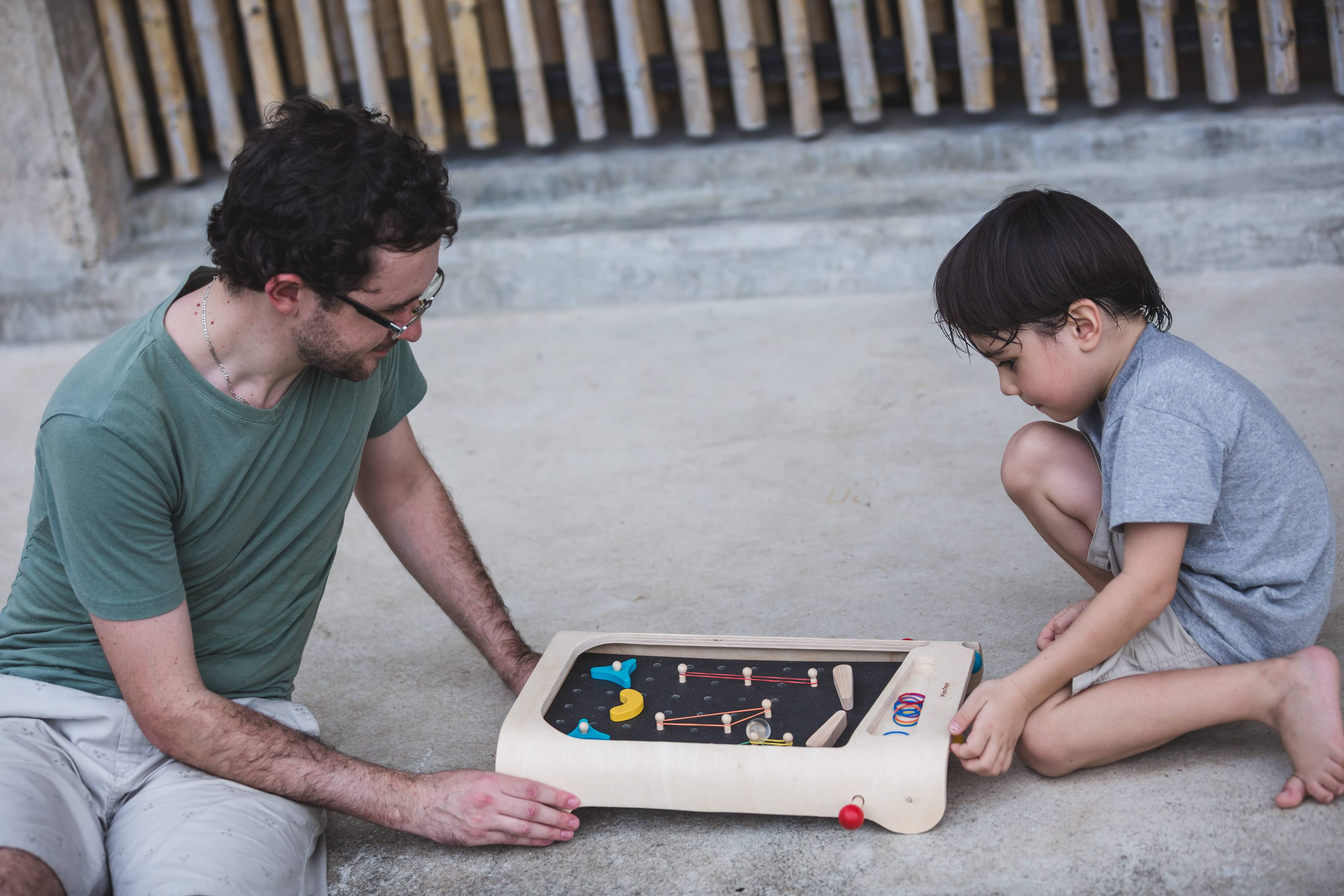 PlanToys - Classic Pinball Toy Set