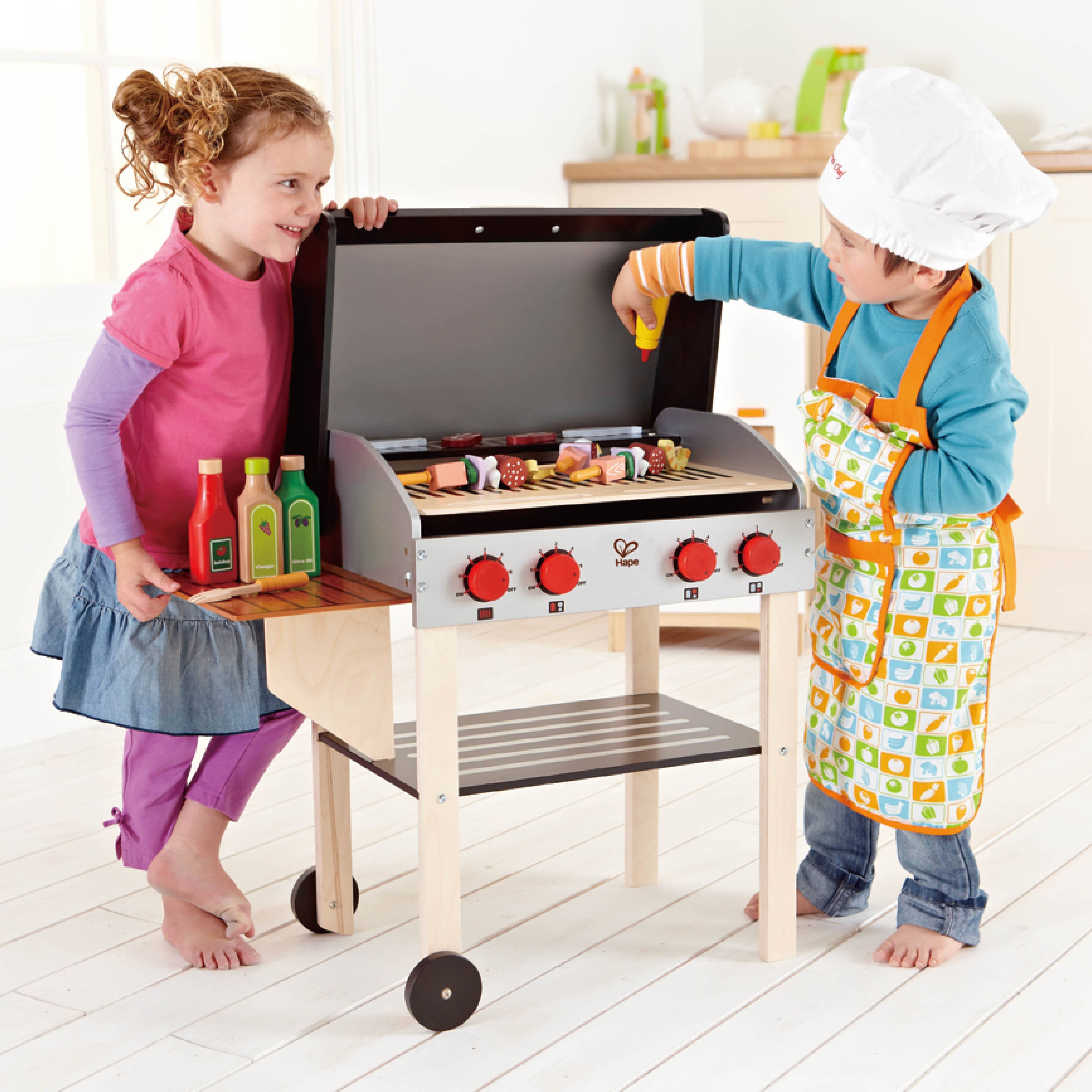Hape Toys - Gourmet Grill With Food
