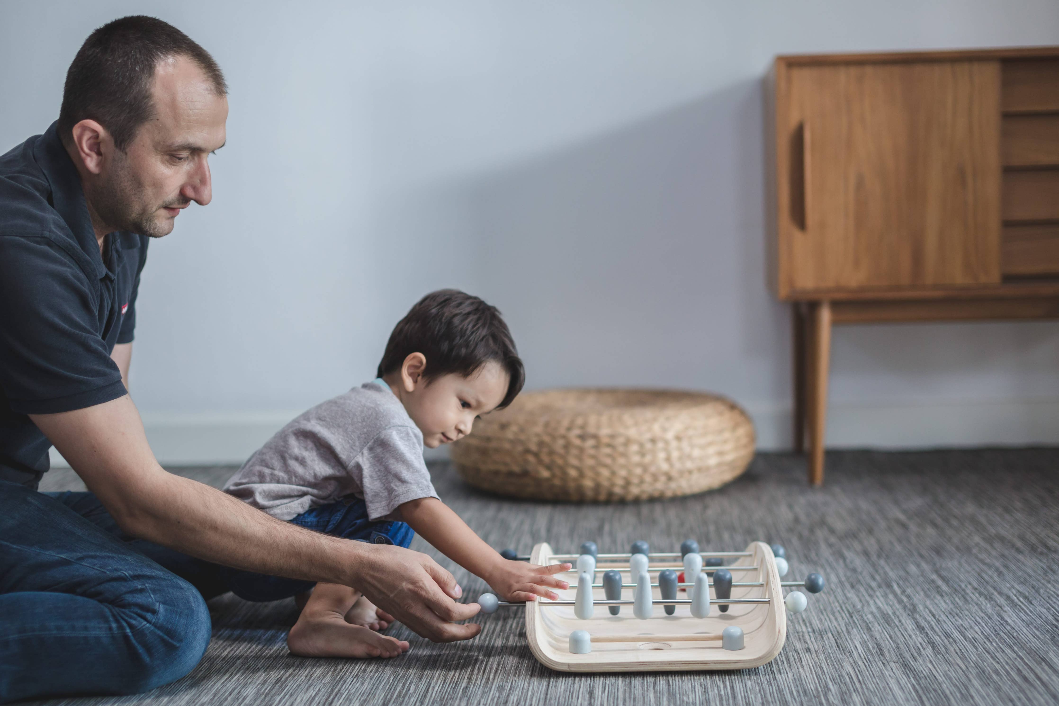 PlanToys - Classic Wooden Kids Soccer Game