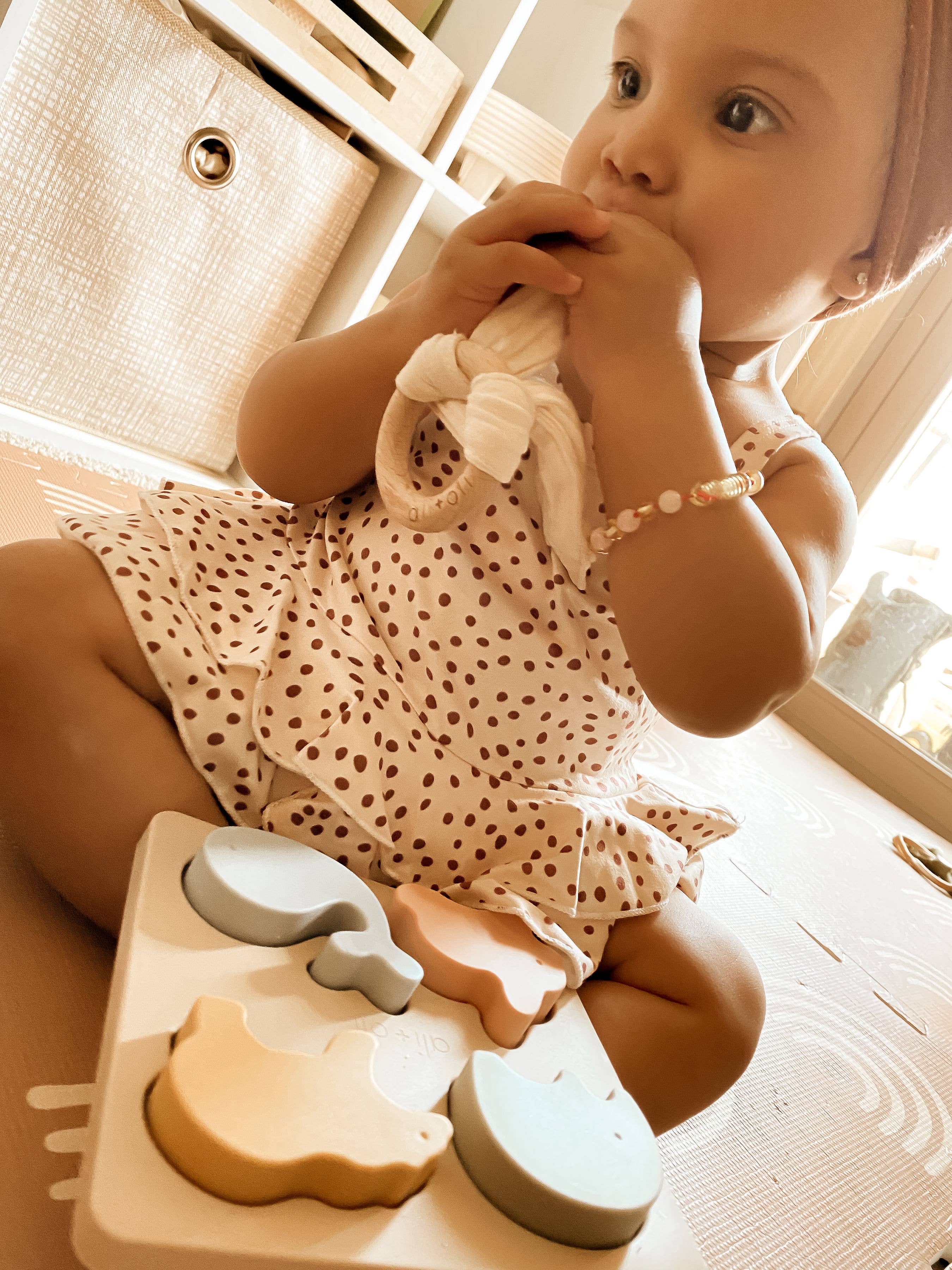 Ali+Oli - Baby Soft Silicone Mini-Animal Puzzle