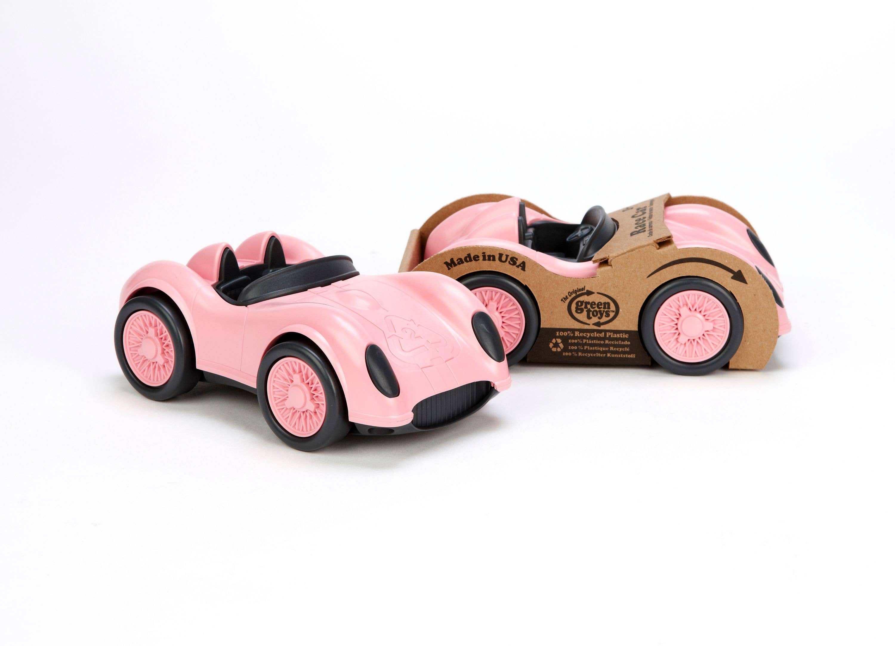 Green Toys - Race Car - Pink