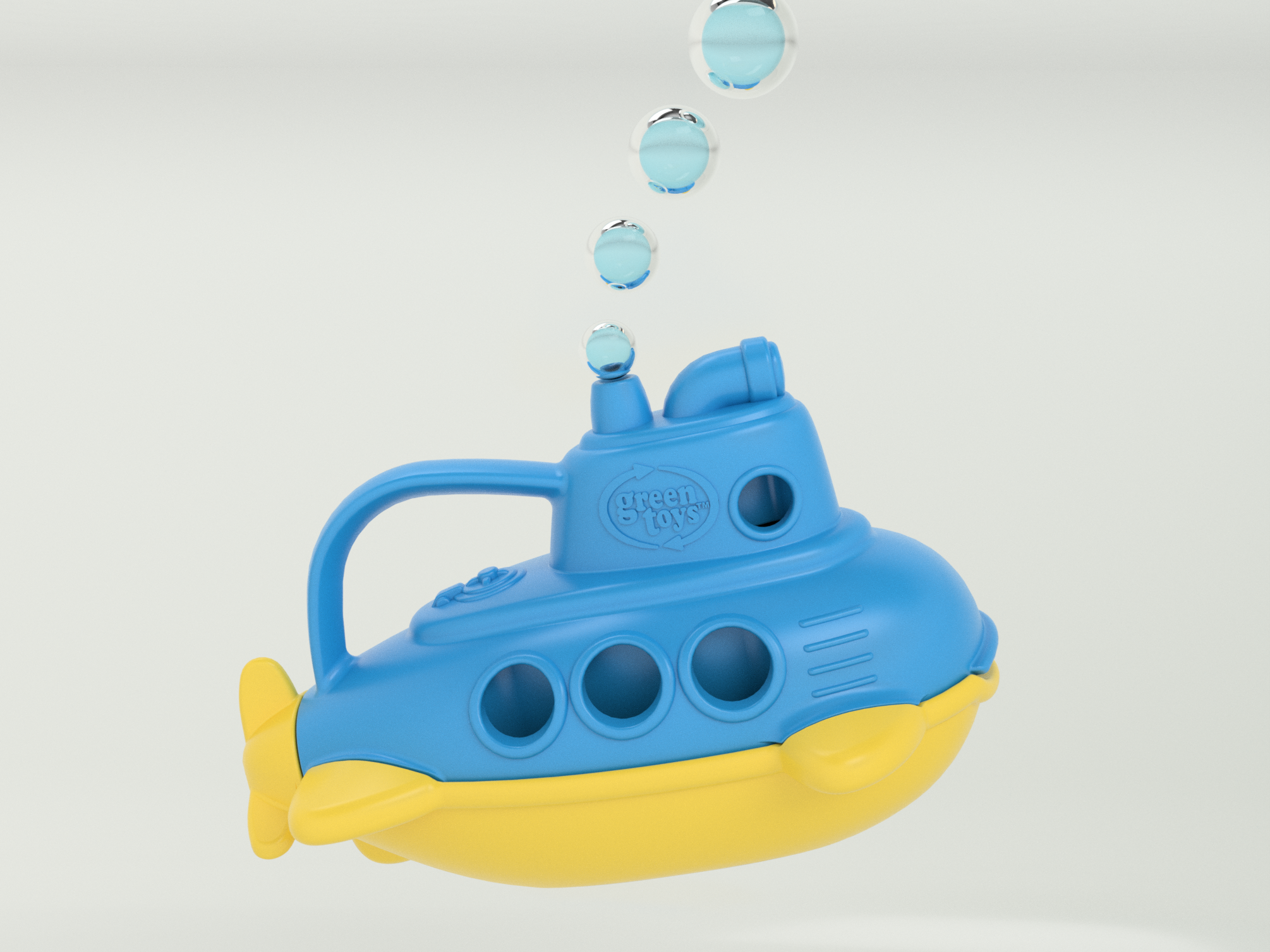 Green Toys - Bubbling Submarine Bath Toy 2 Pack