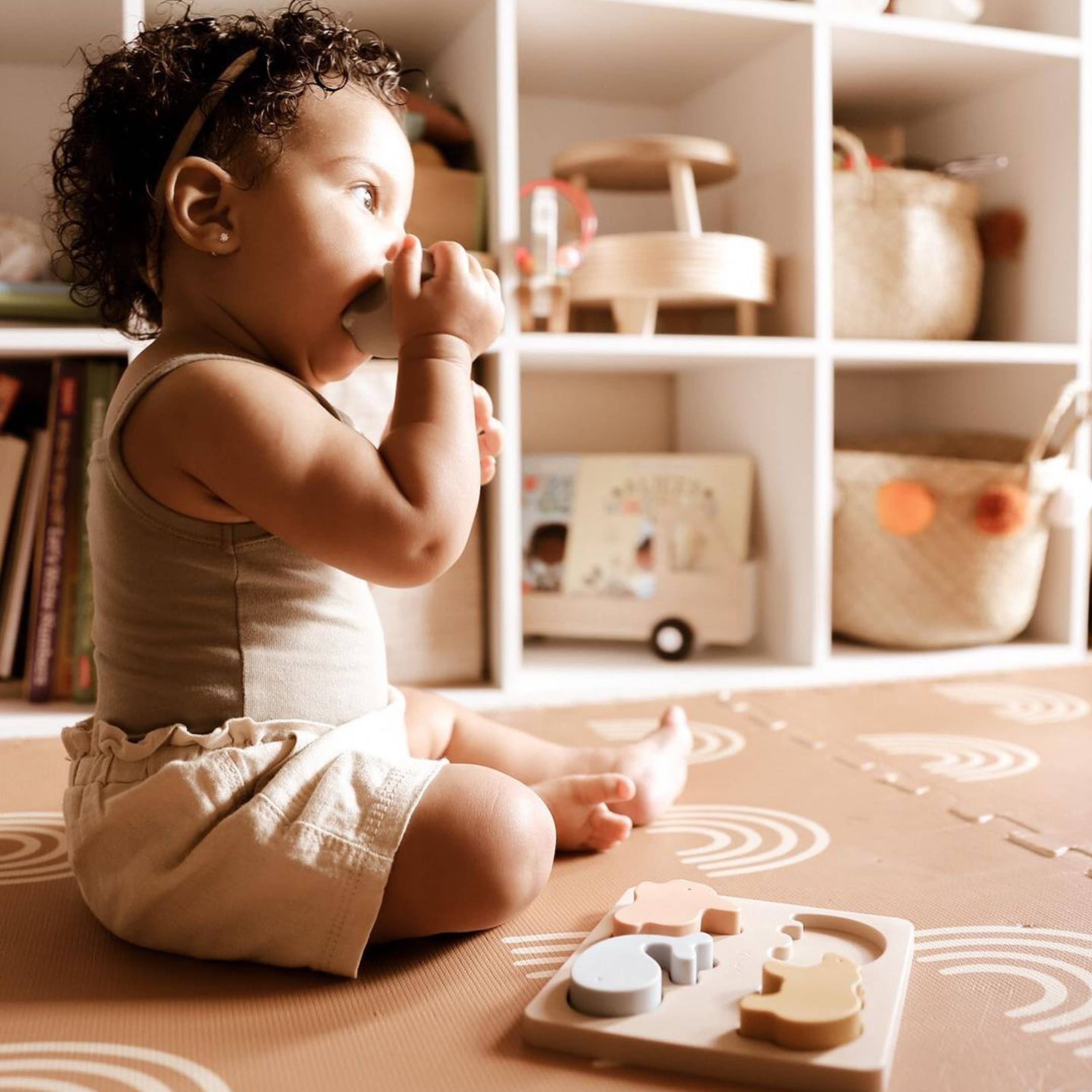 Ali+Oli - Baby Soft Silicone Mini-Animal Puzzle