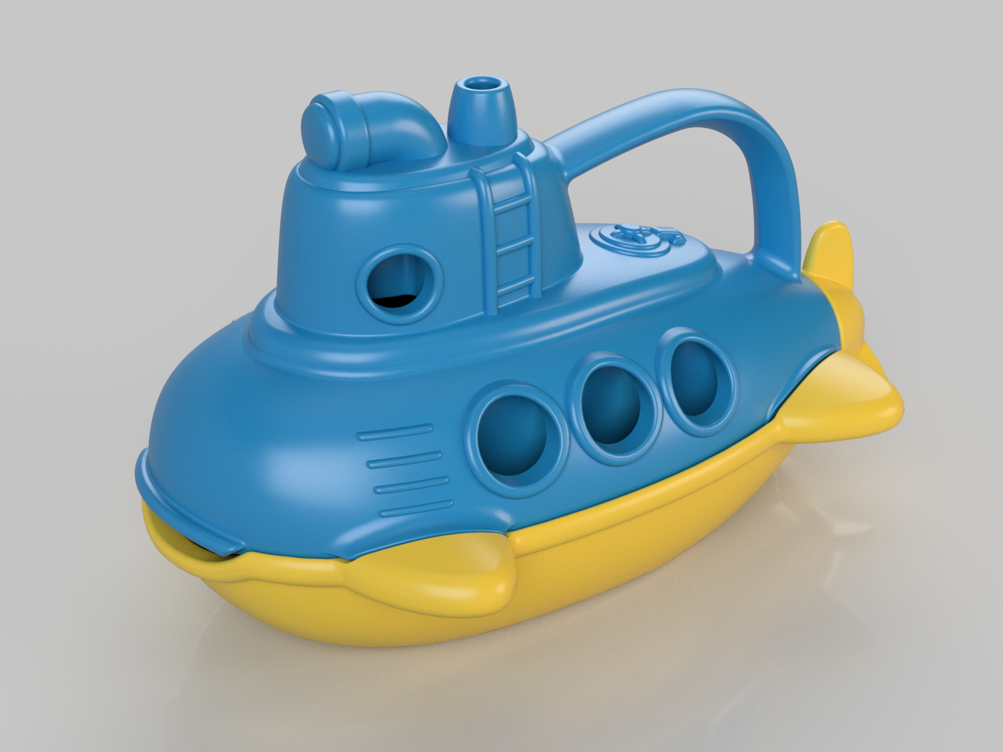 Green Toys - Bubbling Submarine Bath Toy 2 Pack