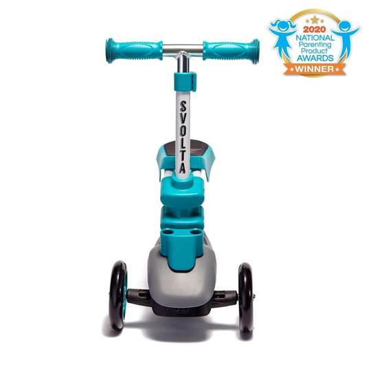 SVOLTA - Ace 2-in-1 Sit and Stand Convertible Scooter - Teal