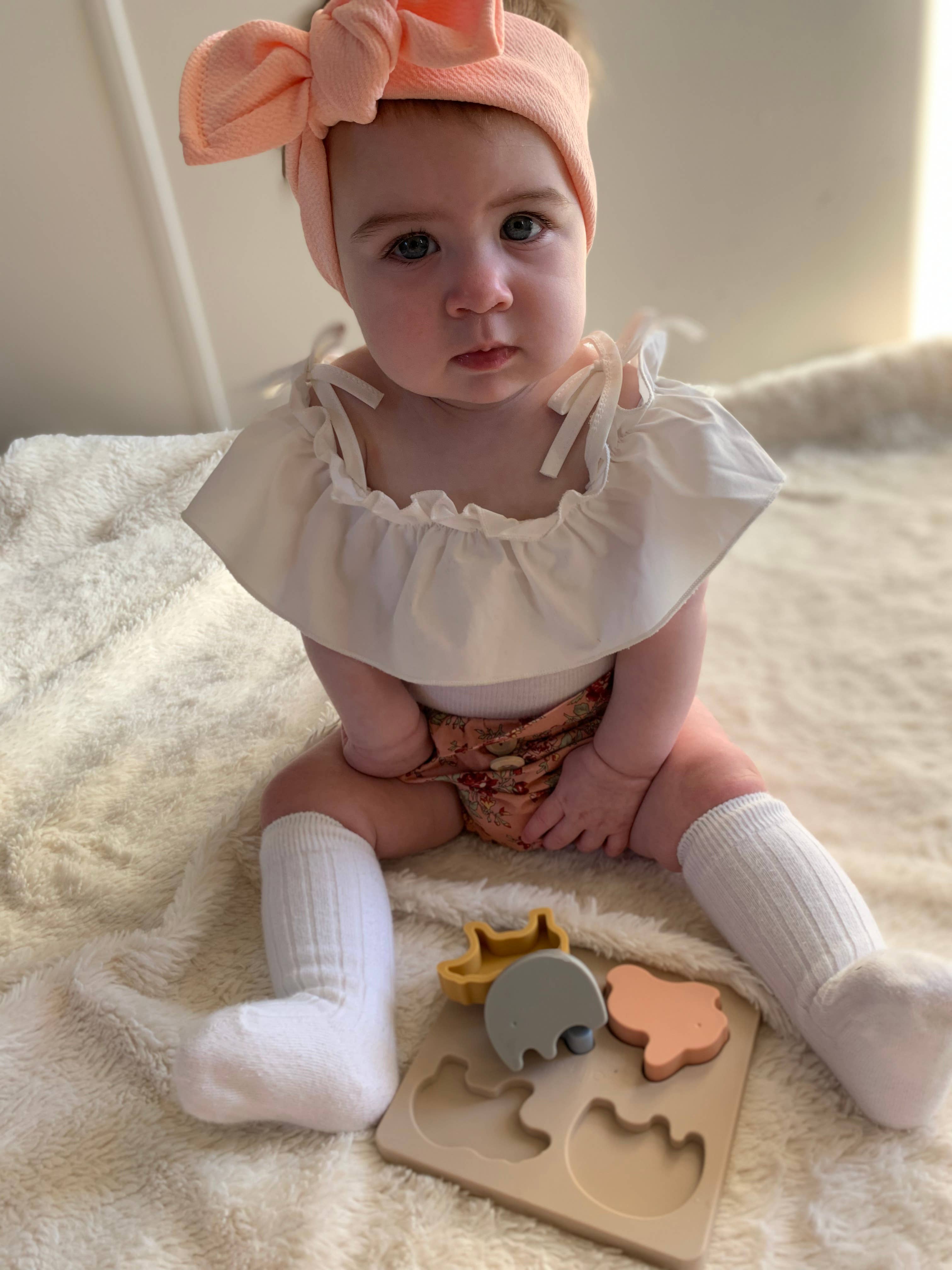 Ali+Oli - Baby Soft Silicone Mini-Animal Puzzle