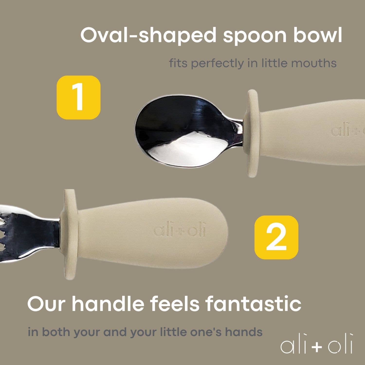 Ali+Oli - Spoon & Fork Learning Set