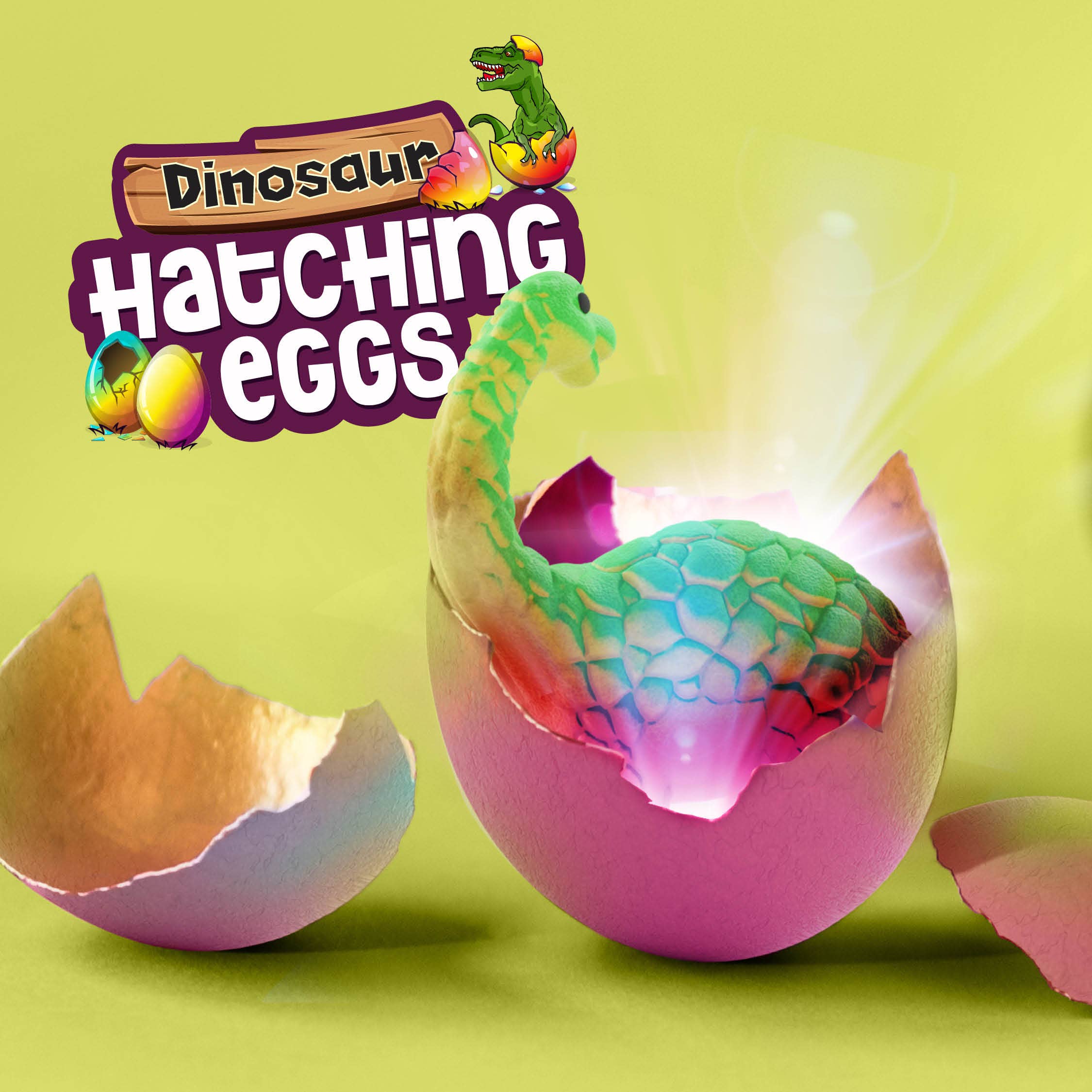 Dan&Darci - Dinosaur Hatching Surprise Eggs for Kids - 6 Pack