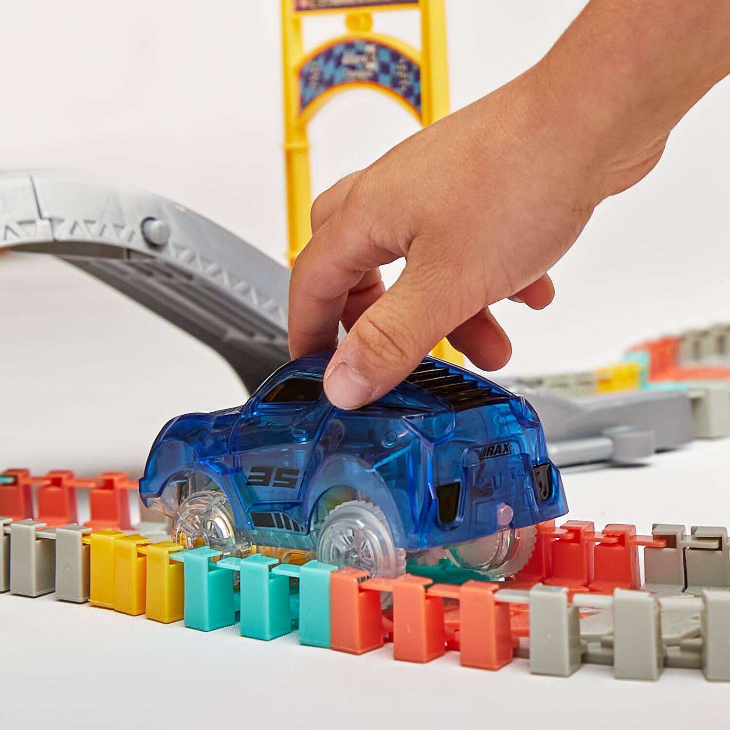 JitteryGit - 6 Piece Battery Power Toy Race Car Truck Jeep Collection Set