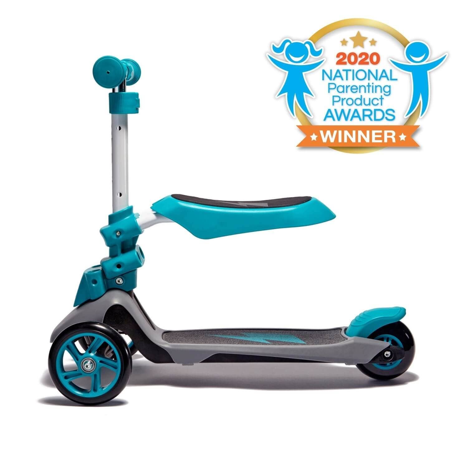 SVOLTA - Ace 2-in-1 Sit and Stand Convertible Scooter - Teal