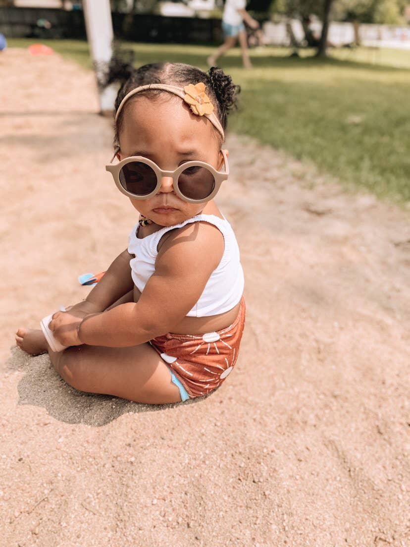 Ali+Oli - Kids Sunglasses Round (Taupe)