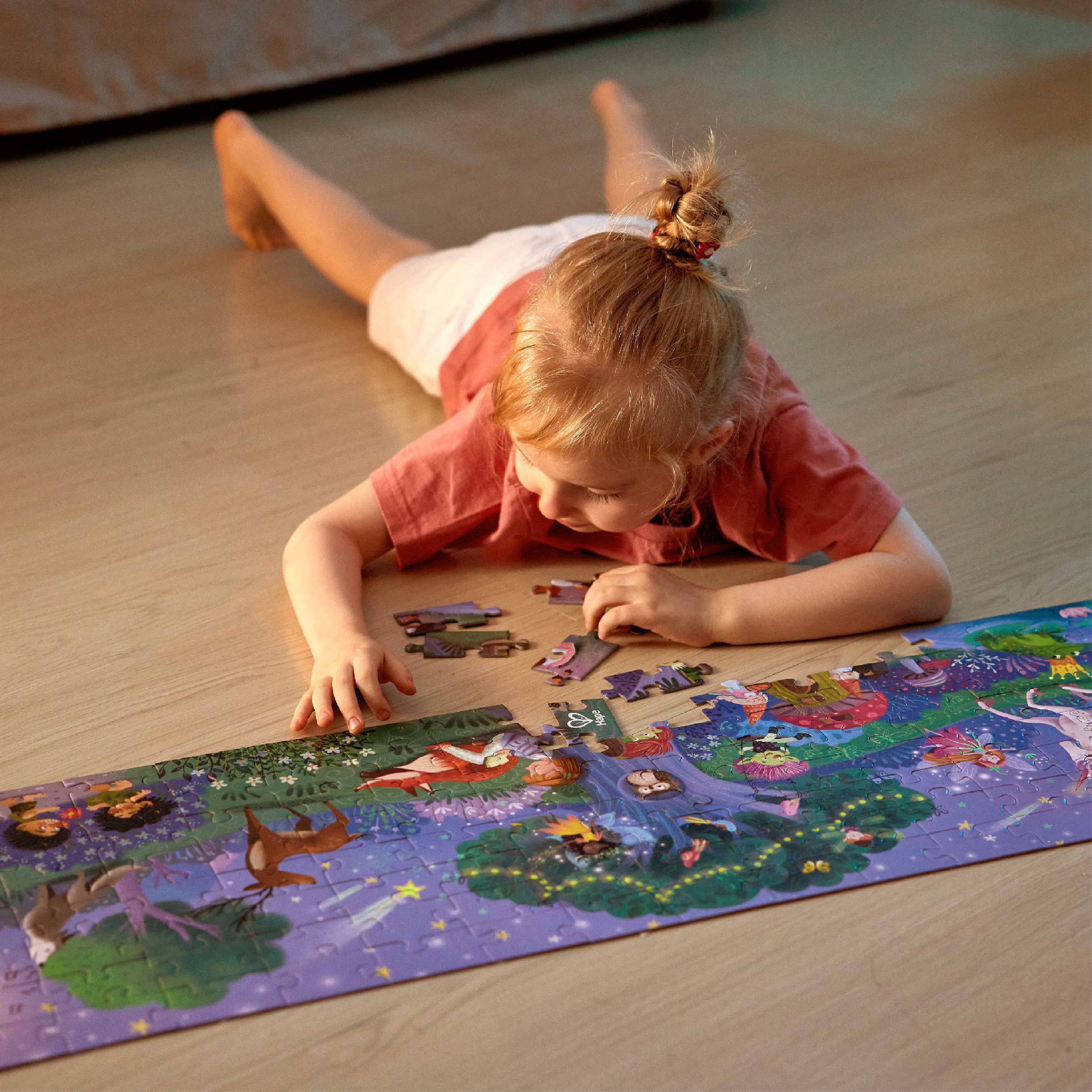 Hape Toys - Magic Forest Puzzle - Glow in the Dark!