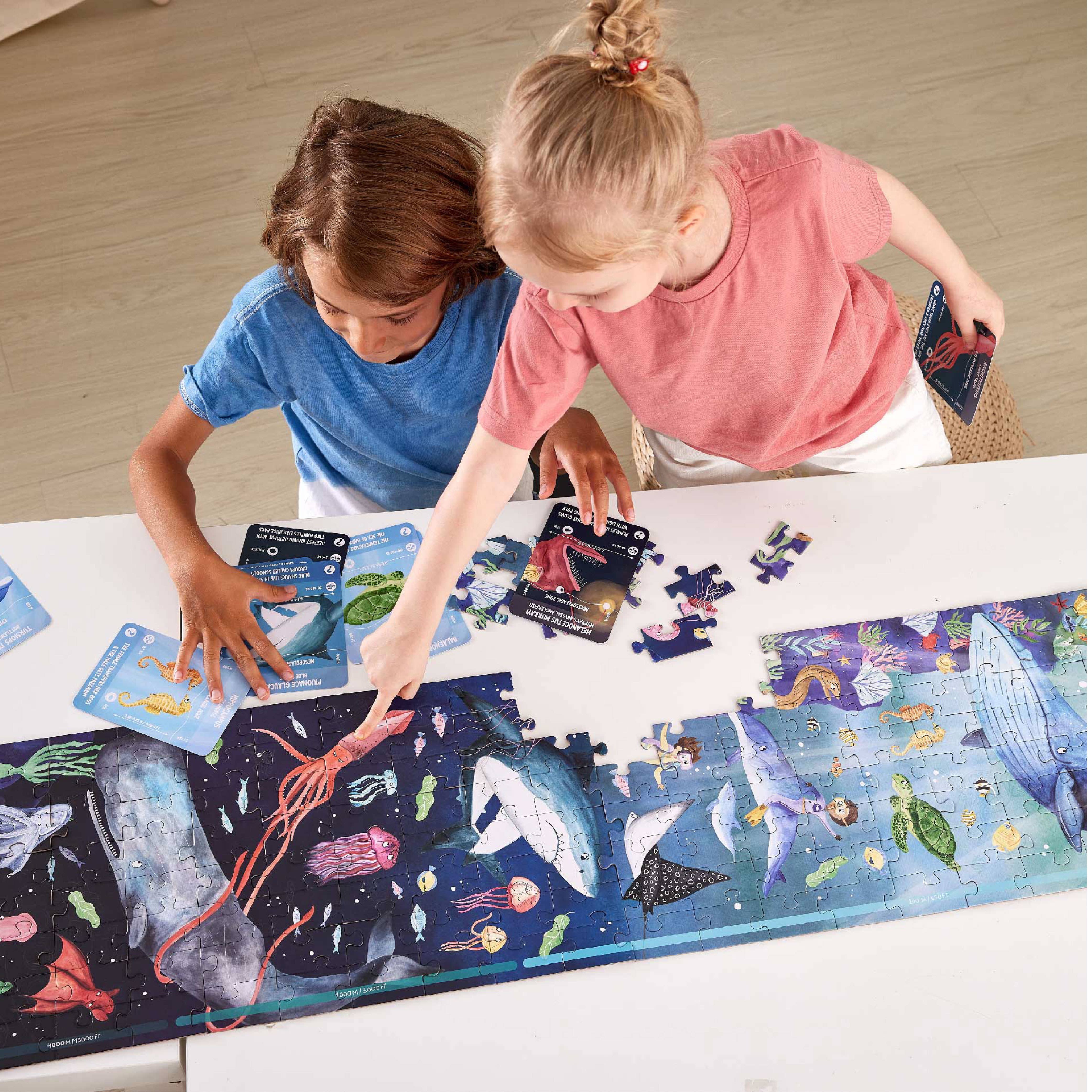 Hape Toys - Ocean Life Puzzle - Glow in the Dark!