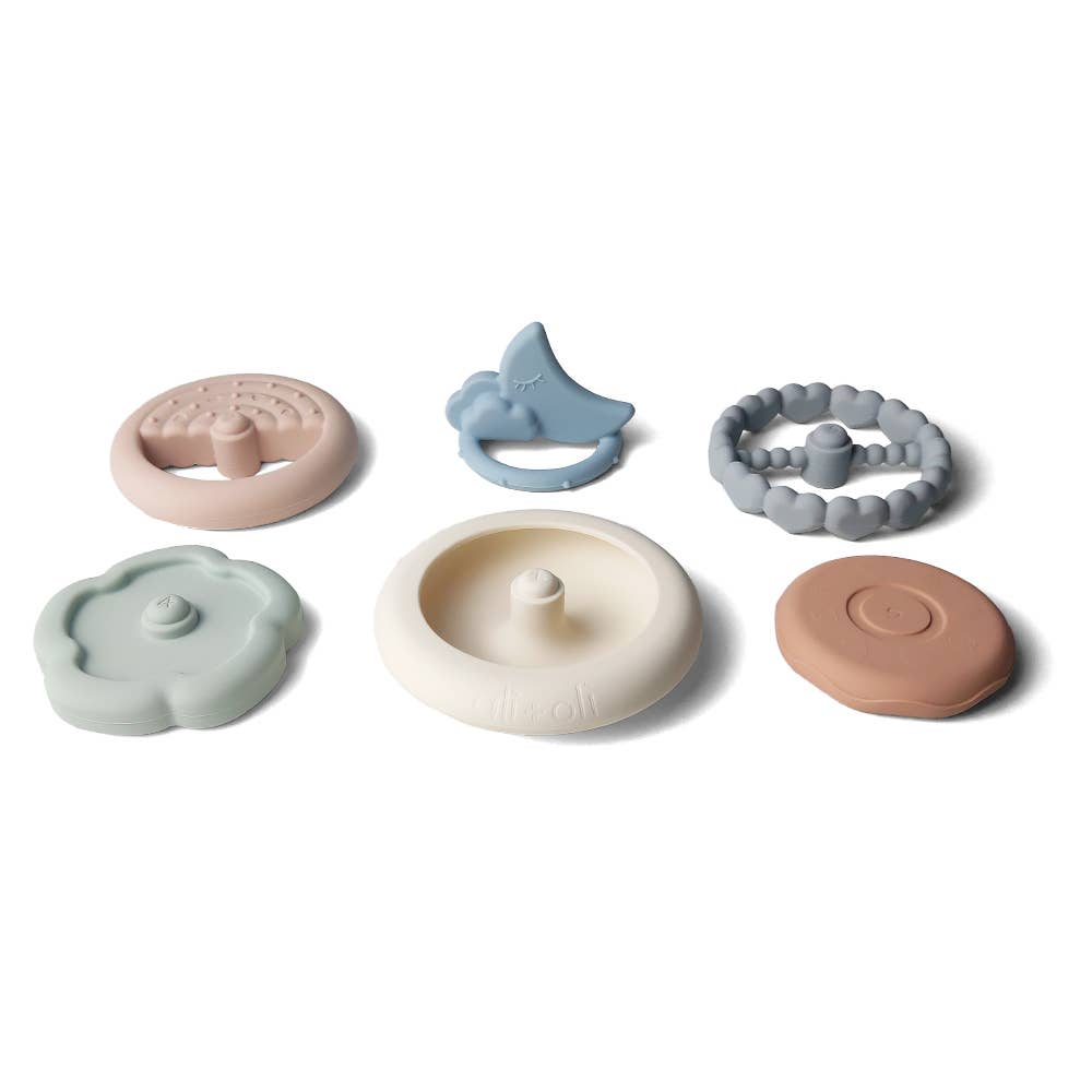 Ali+Oli - Soft Silicone Stacking Ring Tower and Teether