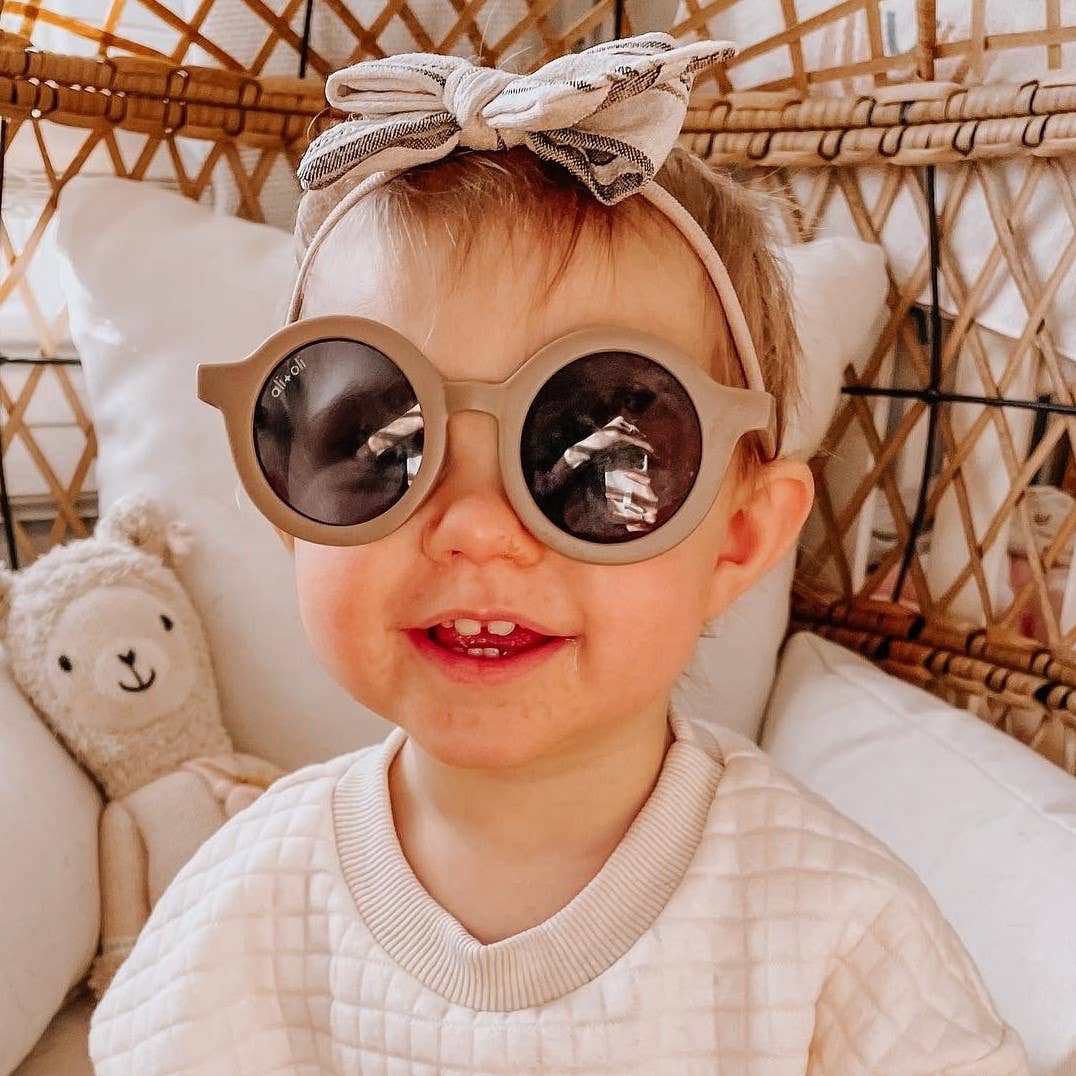 Ali+Oli - Kids Sunglasses Round (Taupe)