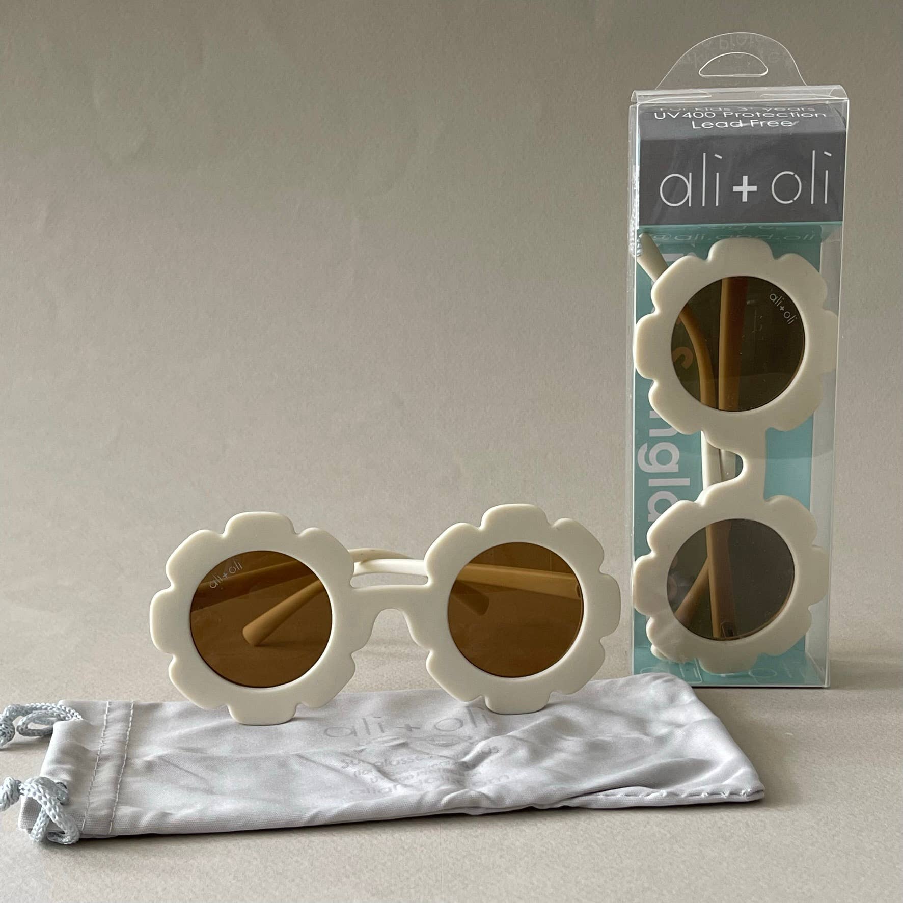 Ali+Oli - Sunglasses for Kids Flower (White)