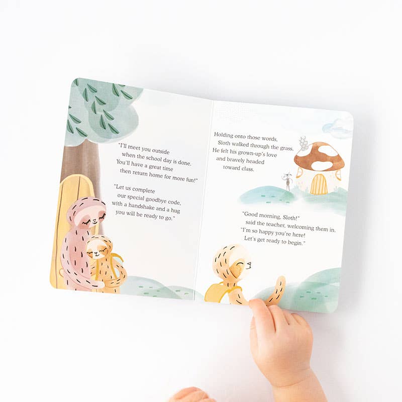 Slumberkins Inc. - Sloth's Routines Plush Snuggler Set - with 2 books!