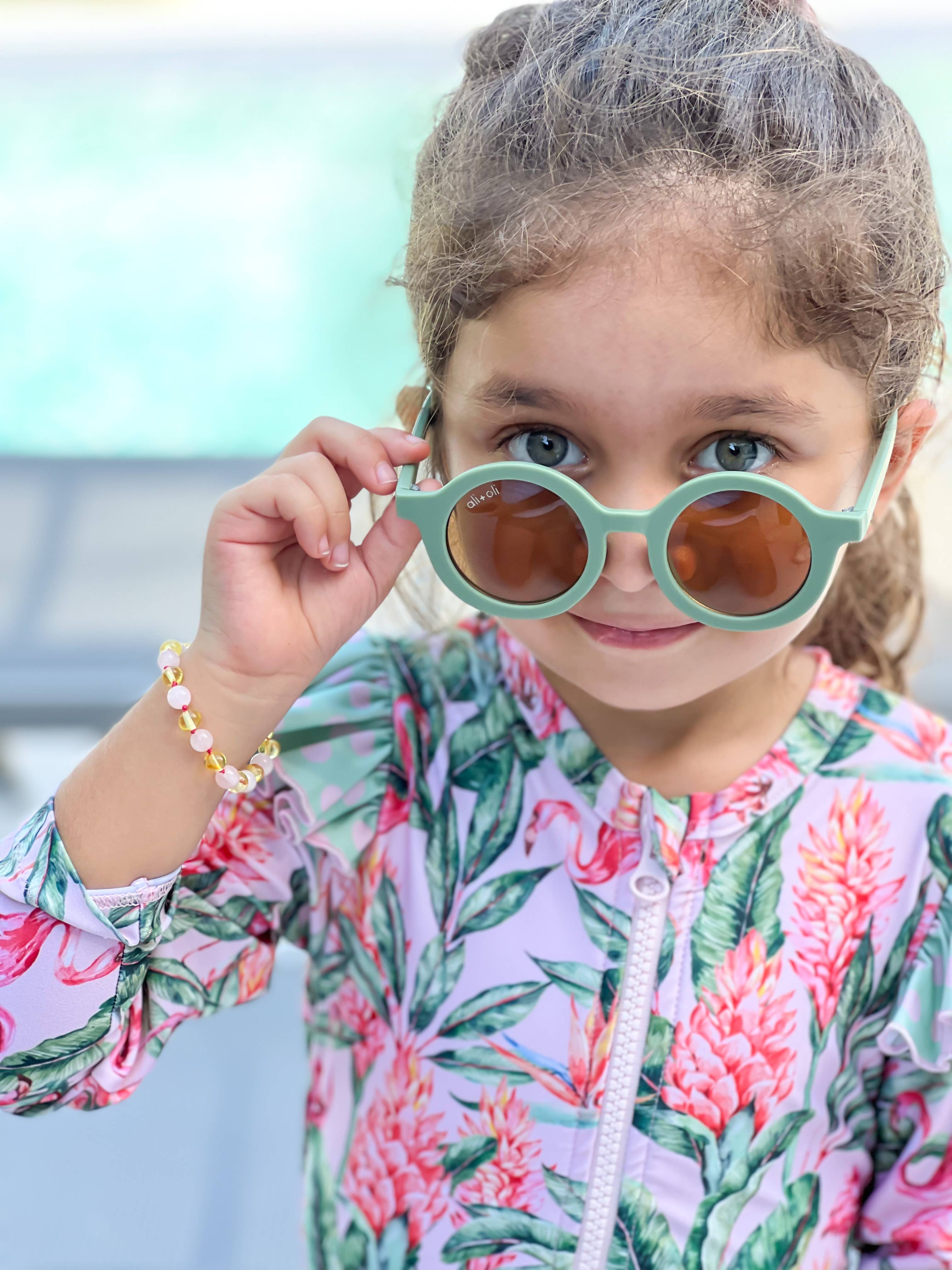 Ali+Oli - Kids Sunglasses Round (Mint)