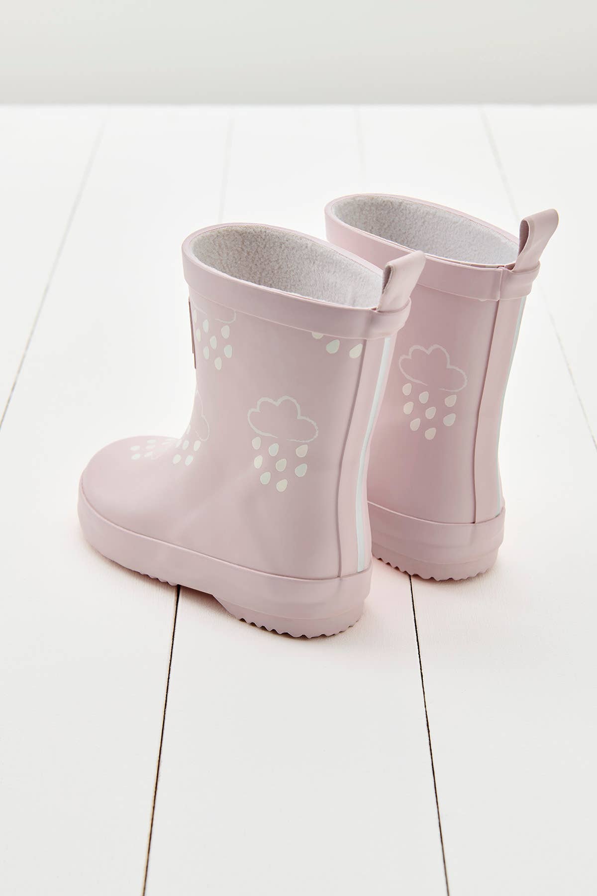 Grass & Air - Little Kids Baby Pink Colour-Revealing Rainboots