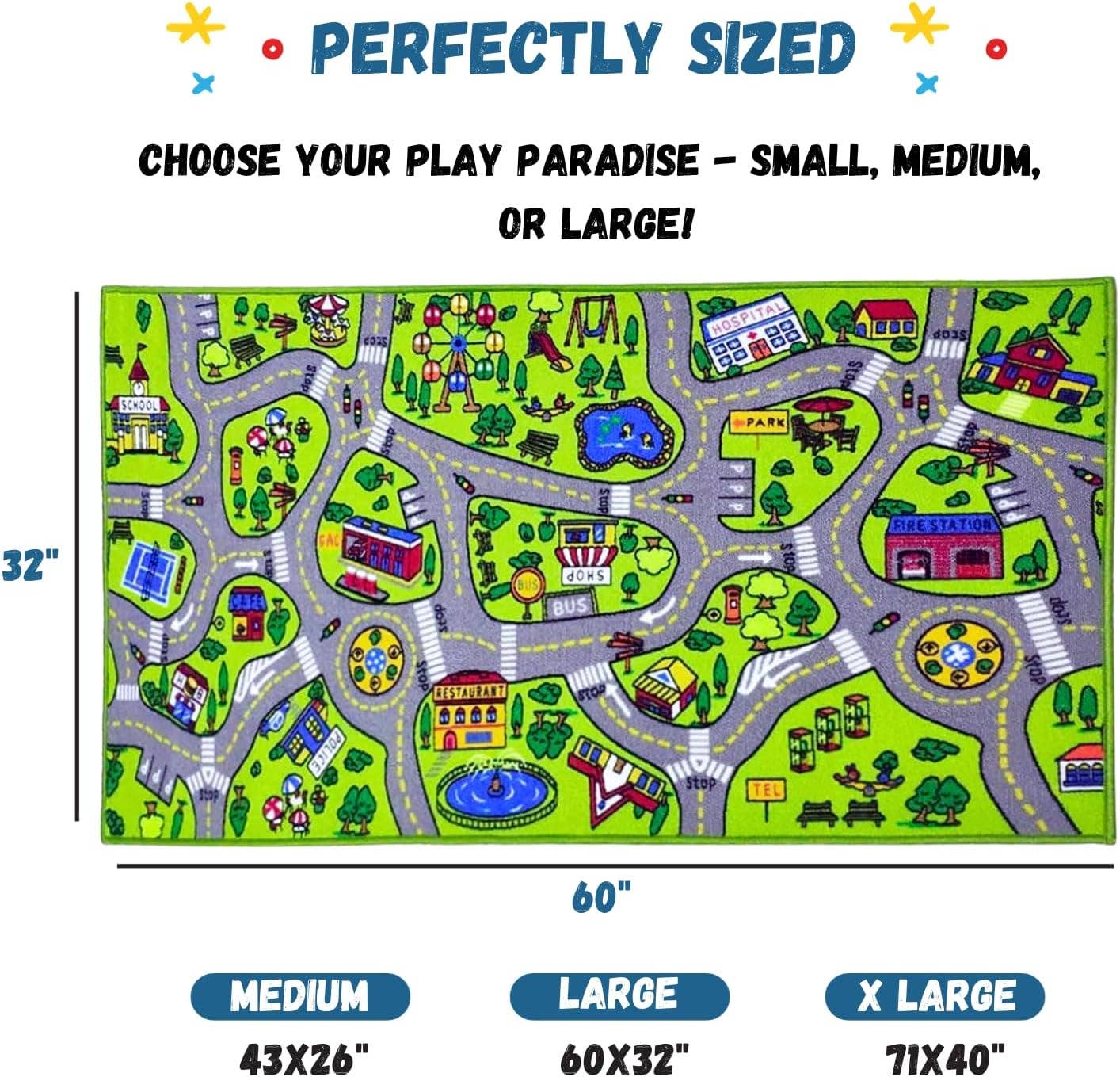 ToyVelt - ToyVelt / Playmat Road Carpet