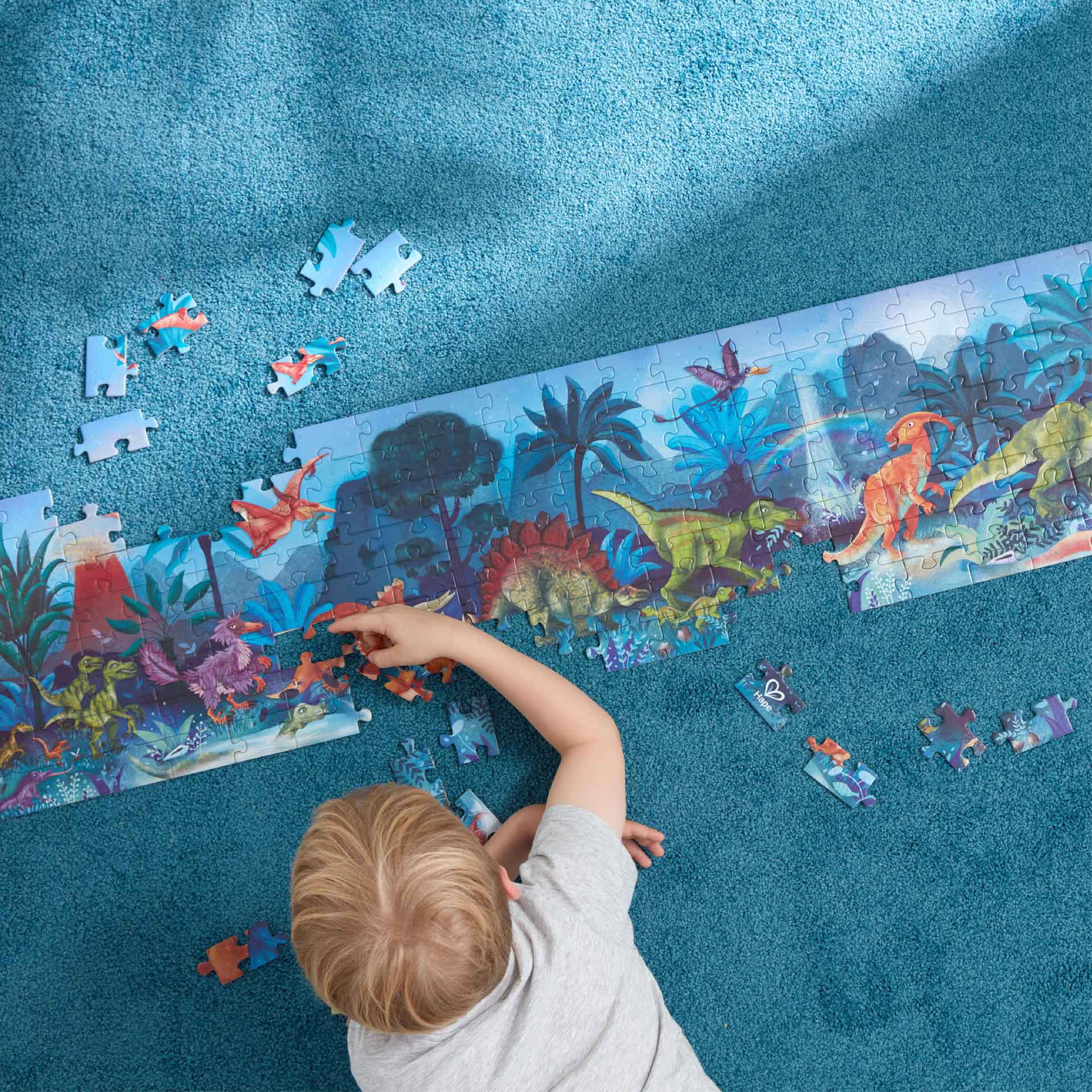 Hape Toys - Dinosaurs Puzzle - Glow in the Dark!