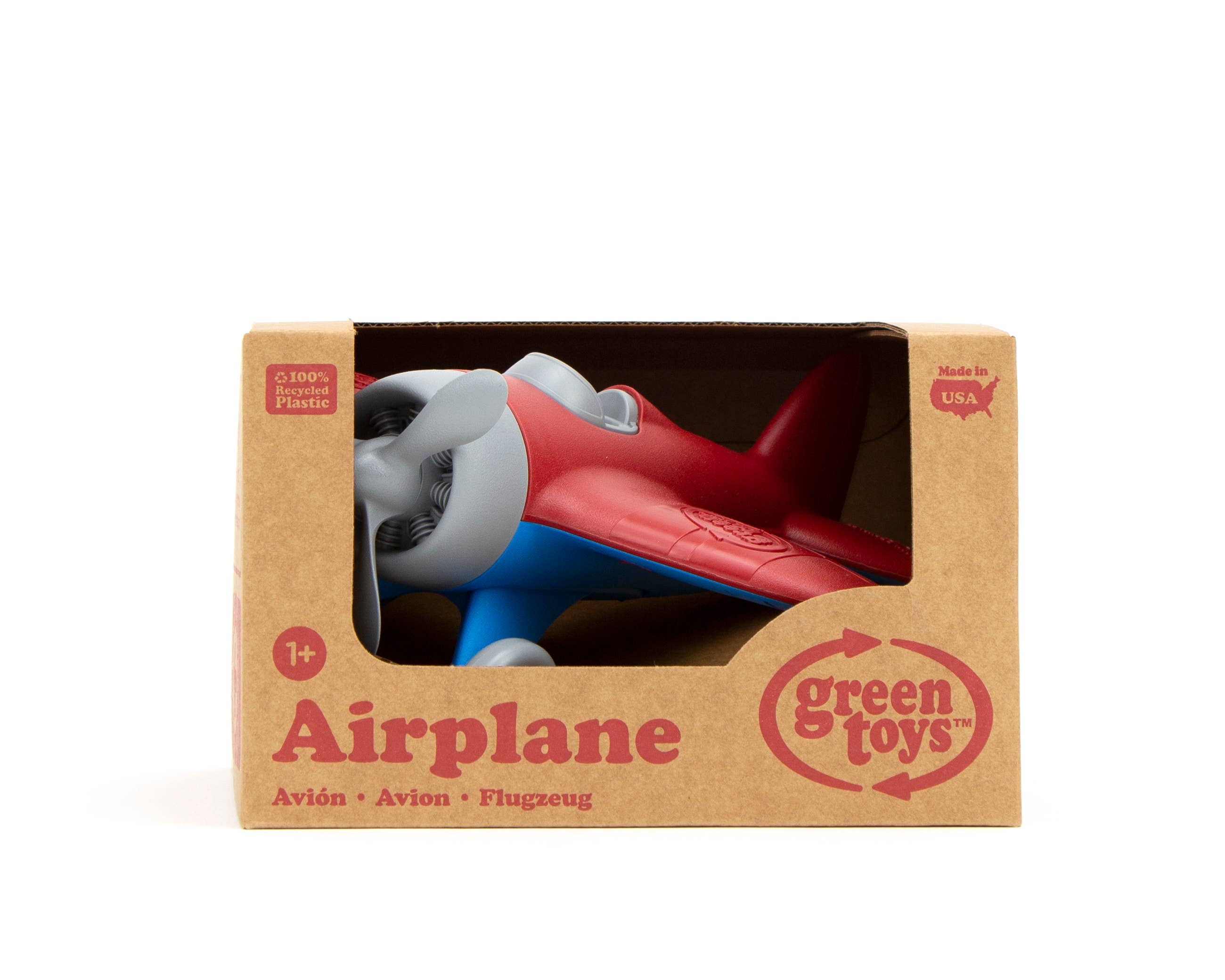 Green Toys - Airplane - Red Wings
