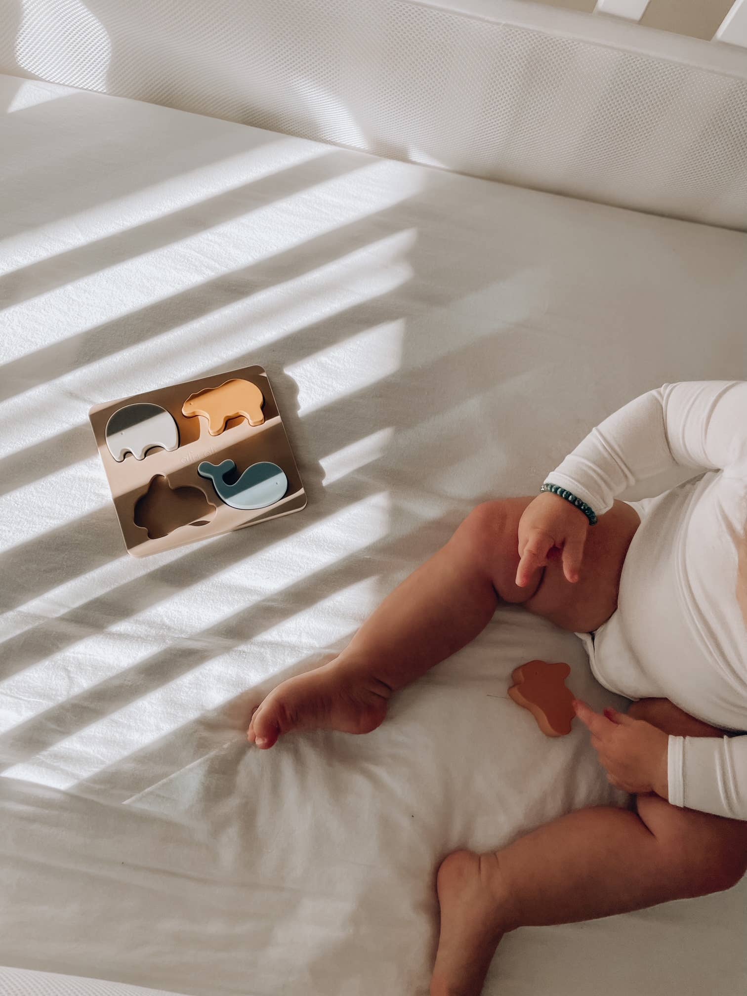 Ali+Oli - Baby Soft Silicone Mini-Animal Puzzle