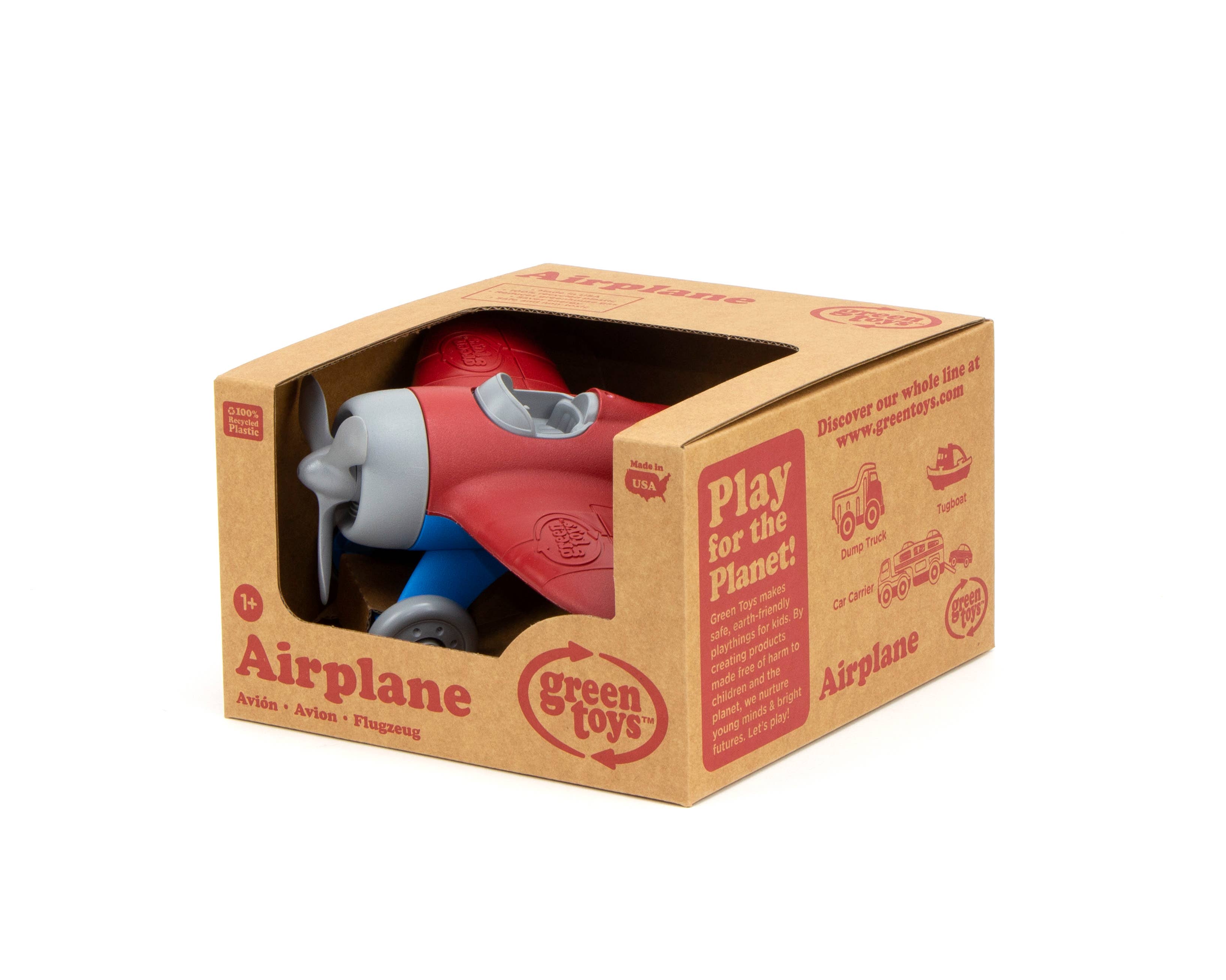 Green Toys - Airplane - Red Wings