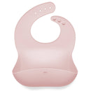 Ali+Oli - Silicone Baby Bib (True Pink)