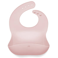 Ali+Oli - Silicone Baby Bib (True Pink)