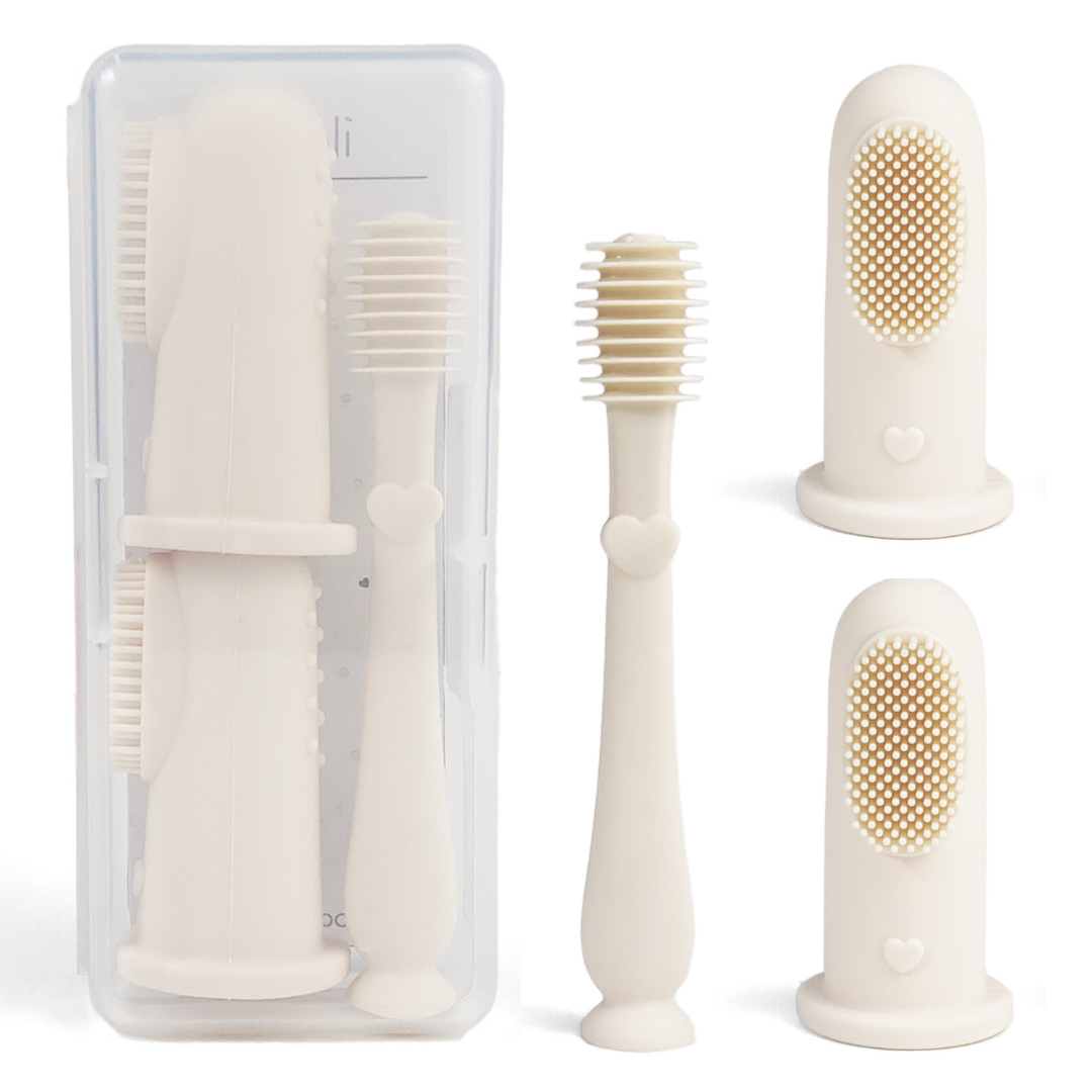 Ali+Oli - Baby Finger Toothbrush & Tongue Cleaner Oral Set