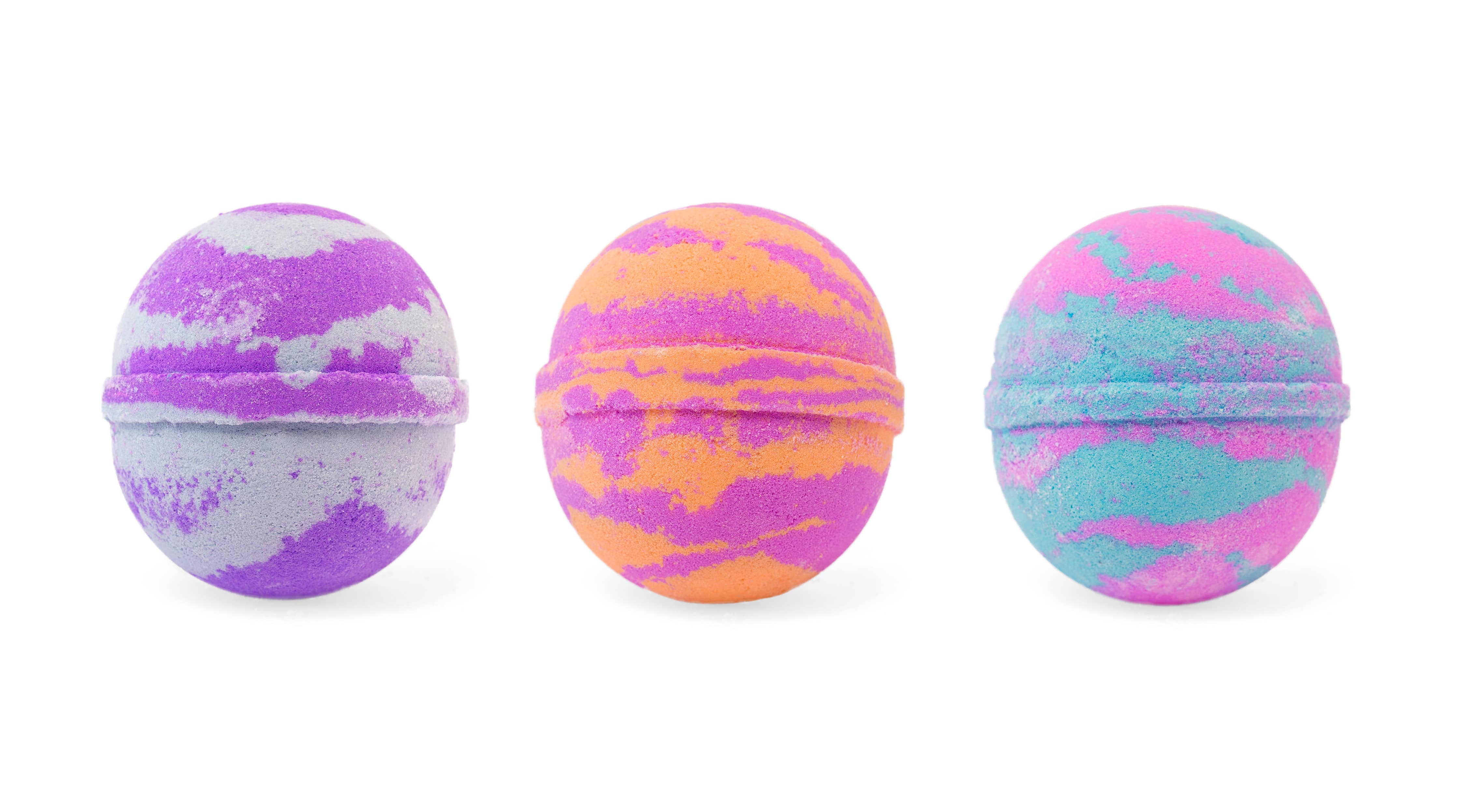 Purposeful Bliss - Fizzy Magic - Bath Bombs, Tie Dye Mystery Necklace Surprise