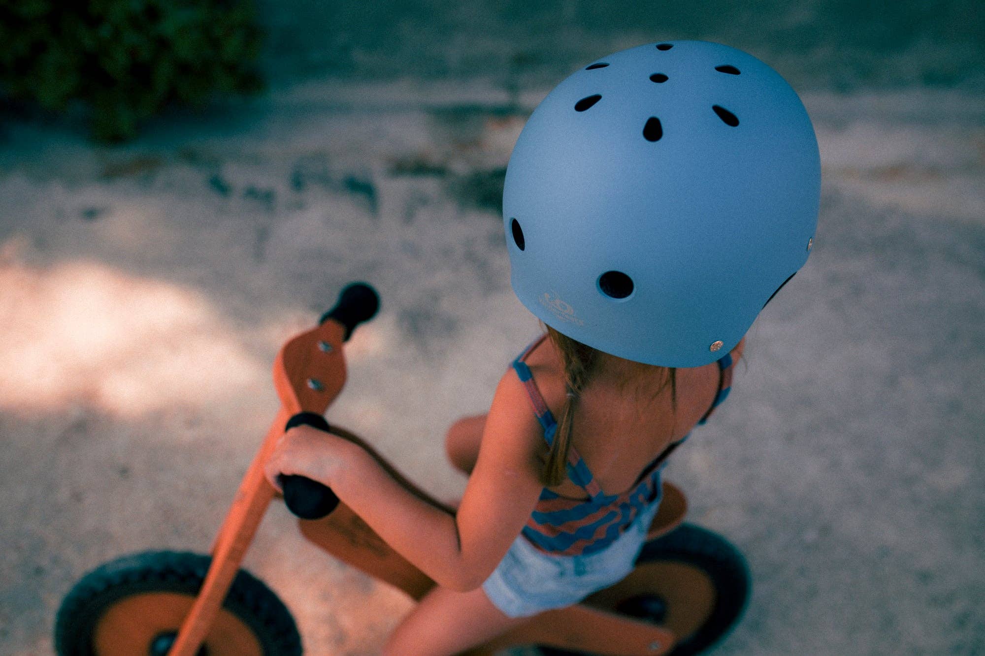 kinderfeets - Toddler Bike Helmet Matte Slate Blue