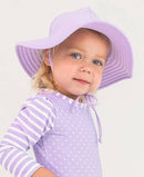 RuffleButts + RuggedButts - Girls Lavender Swim Hat