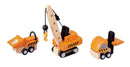 PlanToys - Kids' Construction Vehicle Toy Set