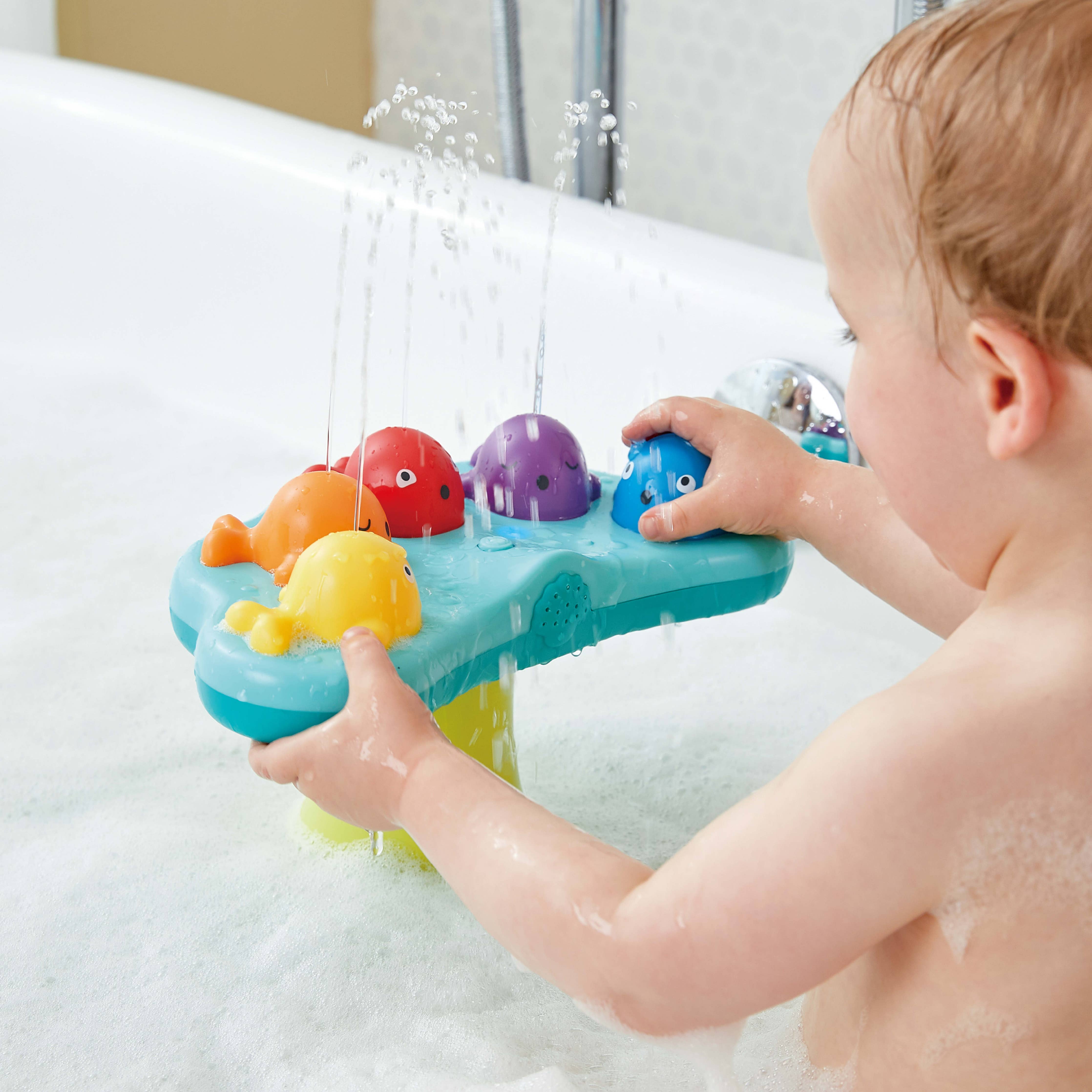 Hape Toys - Hape Musical Whale Fountain - Bath Toy for Babies 18+ Months