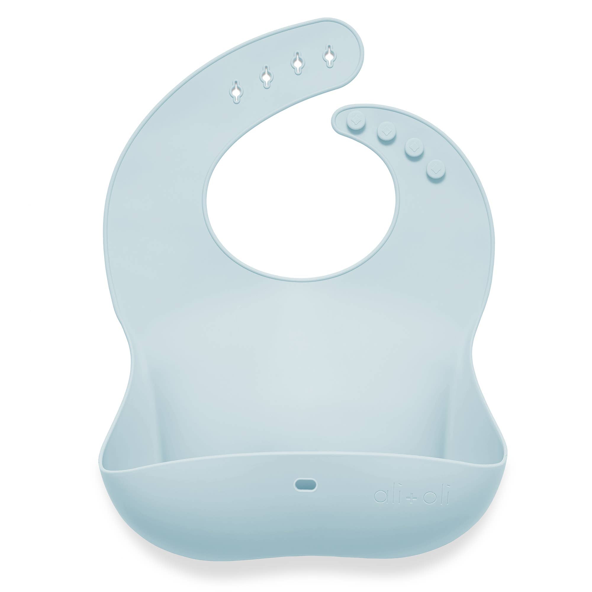 Ali+Oli - Silicone Baby Bib (Sky)