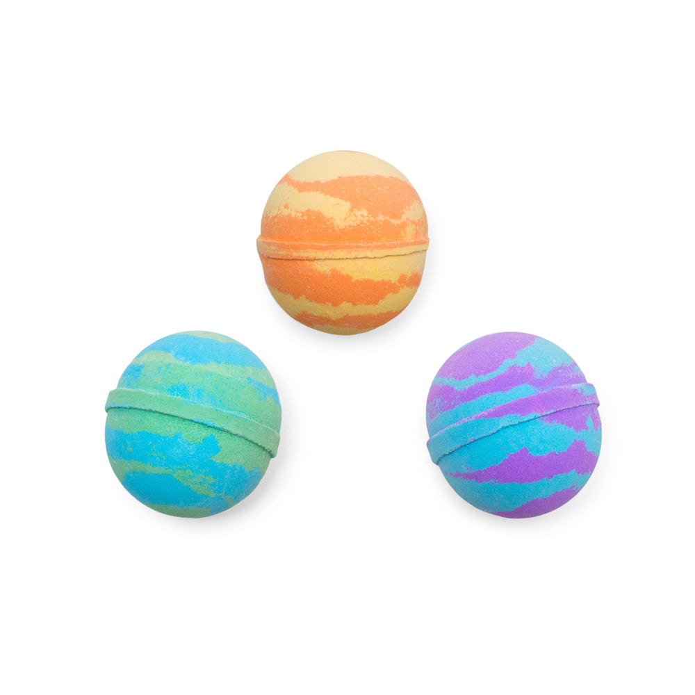 Purposeful Bliss - Fizzy Magic - Bath Bombs, Tie Dye Mystery Dinosaur Squishy Inside