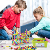 PicassoTiles - 100 Piece Magnetic Stick Stacking Construction